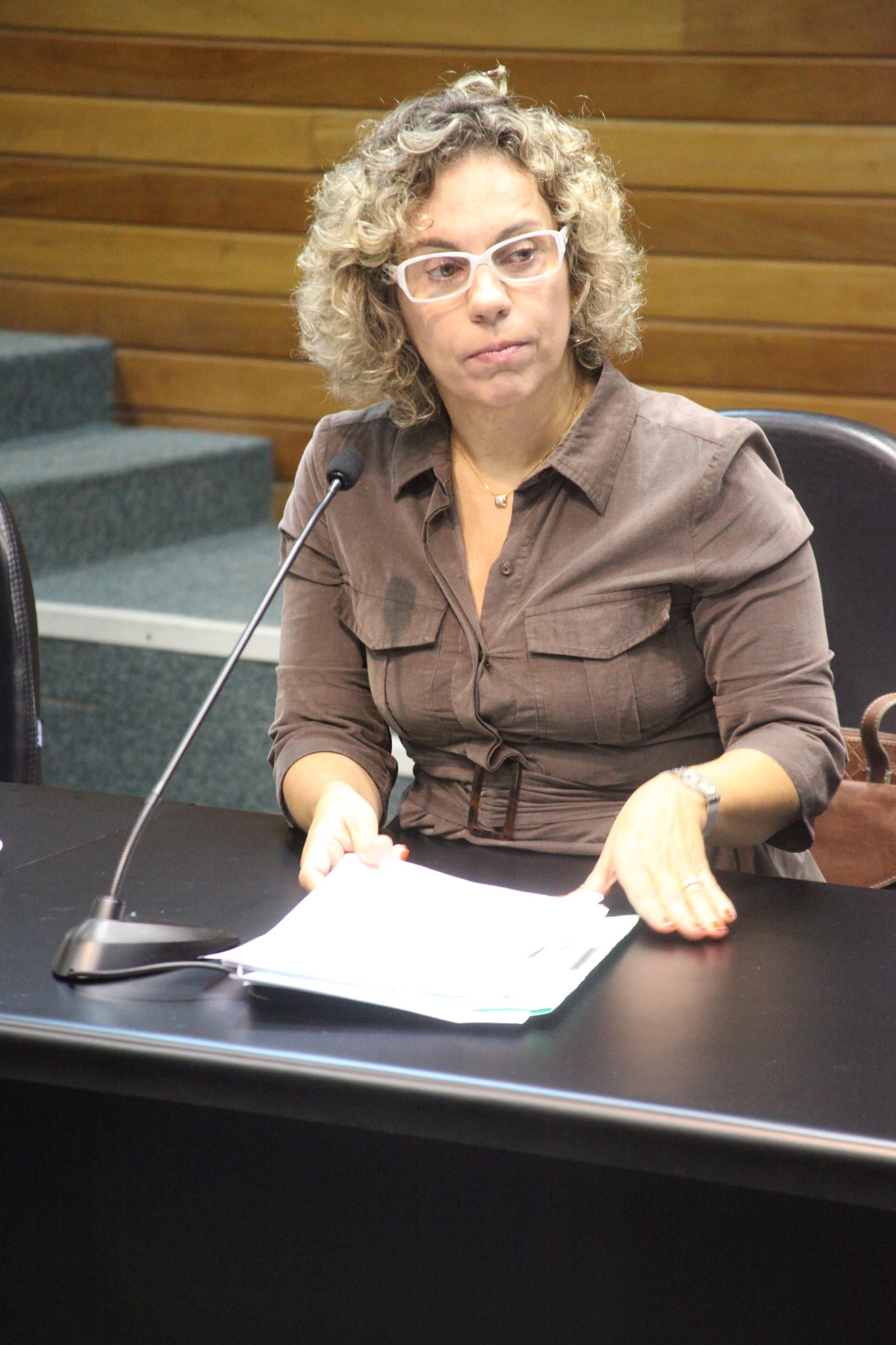 Deputada Ana Paula Lima (PT). Reunião da Comissão de Constituição e Justiça. Foto: Fábio Queiroz / Agência AL