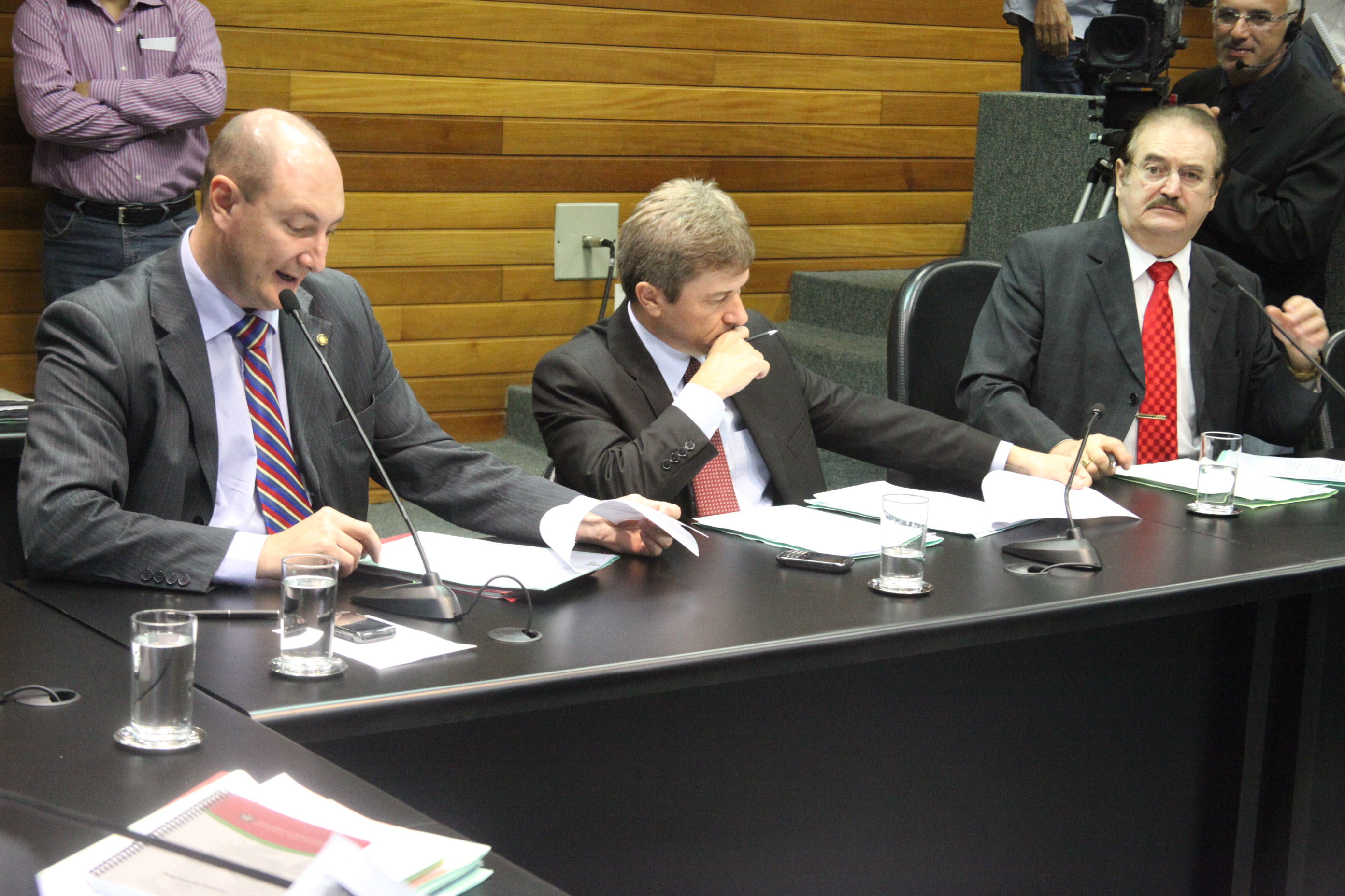 Reunião da Comissão de Constituição e Justiça. Foto: Fábio Queiroz / Agência AL