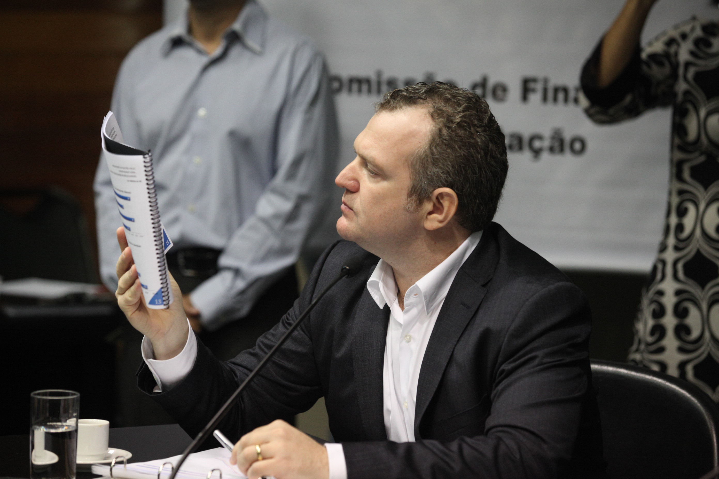 Reunião da Comissão de Finanças e Tributação. Antonio Gavazzoni. Secretário de Estado da Fazenda.  Fotos: Solon Soares/Agência AL