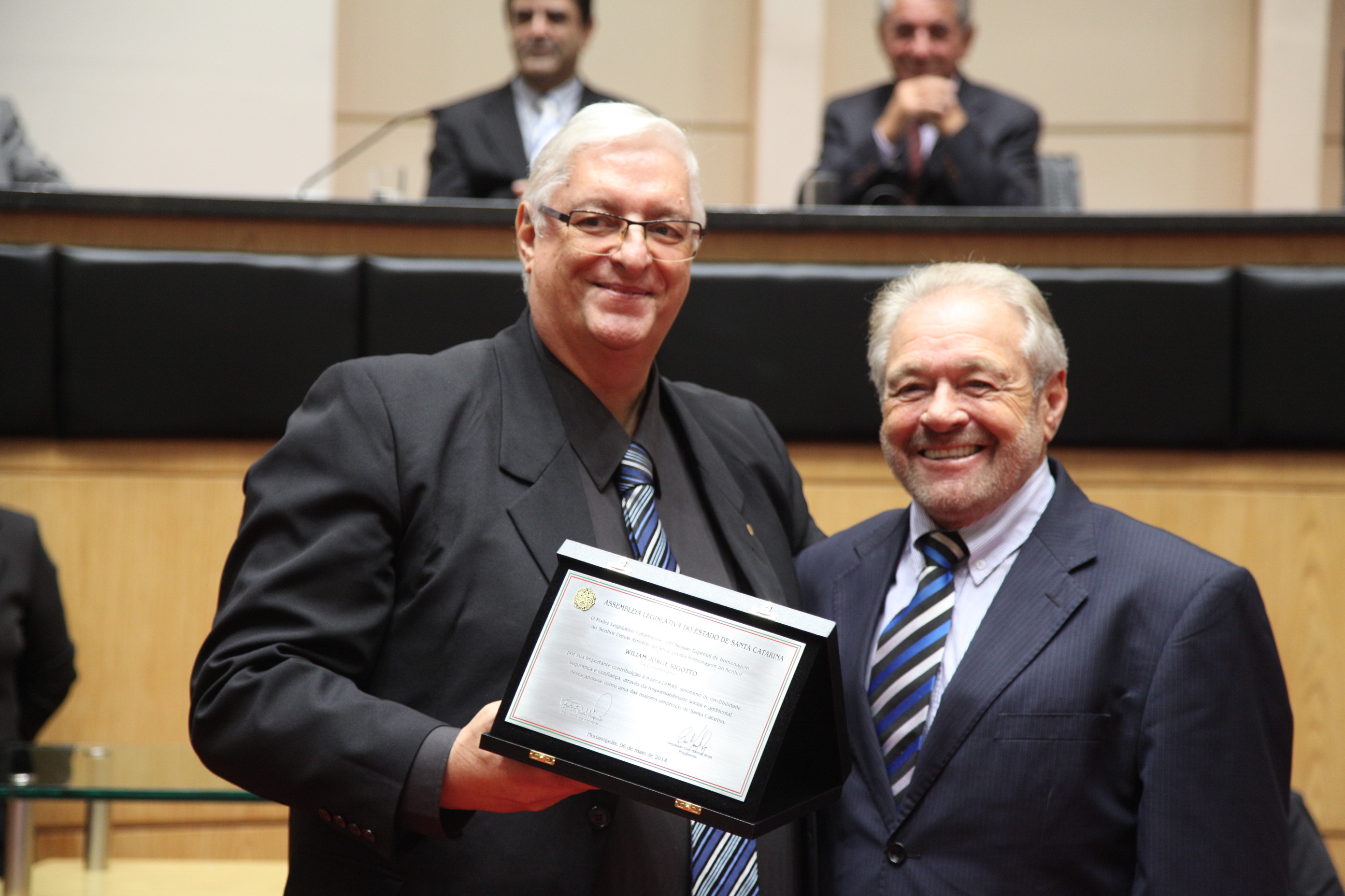 Sessão Especial em Homenagem ao Senhor Dimas Arnoldo da Silva