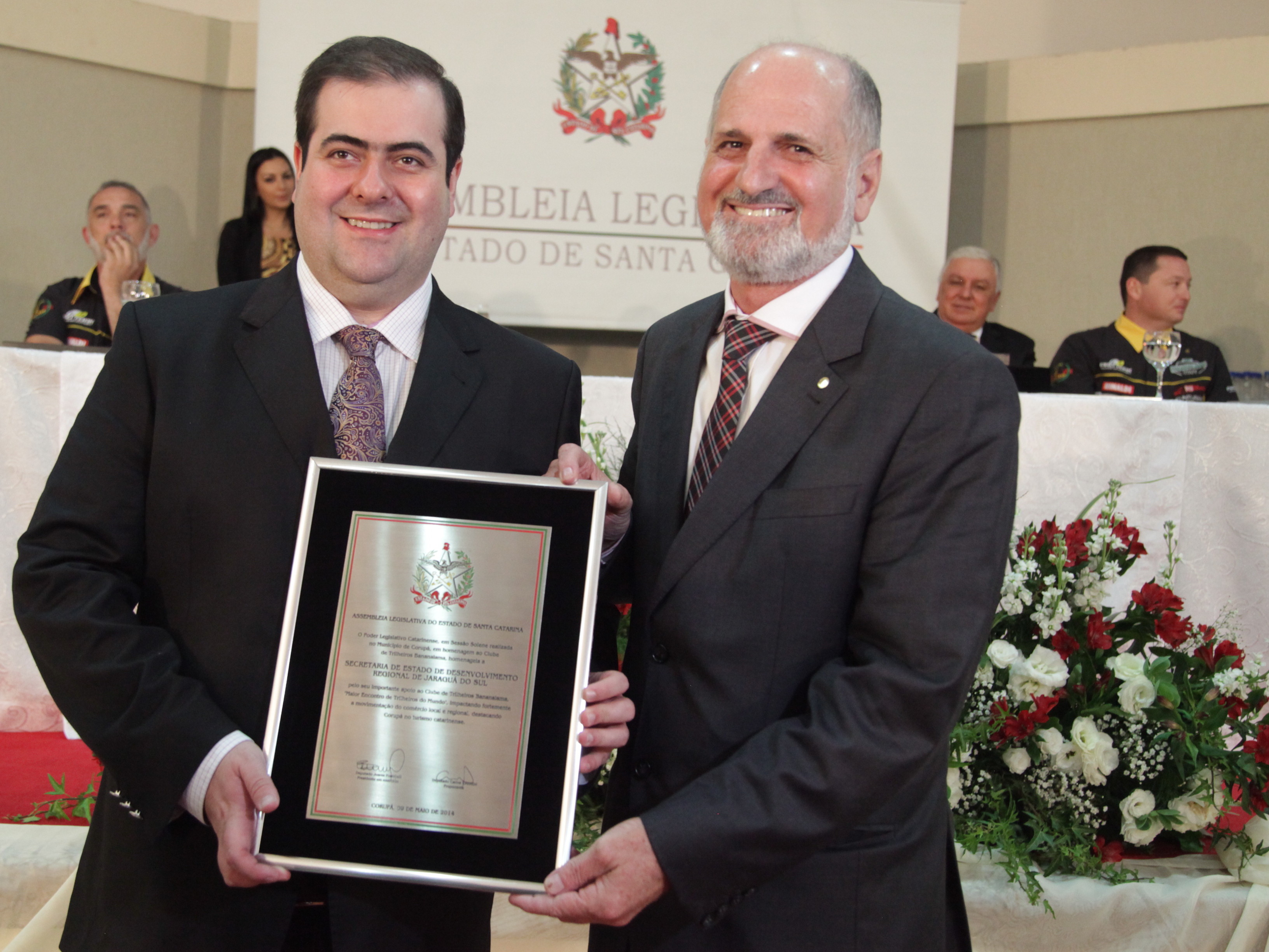 Sessao Solene em Homenagem a BANANALAMA  2014 Corupa SC   Foto  Carlos Kilian Agencia Al
