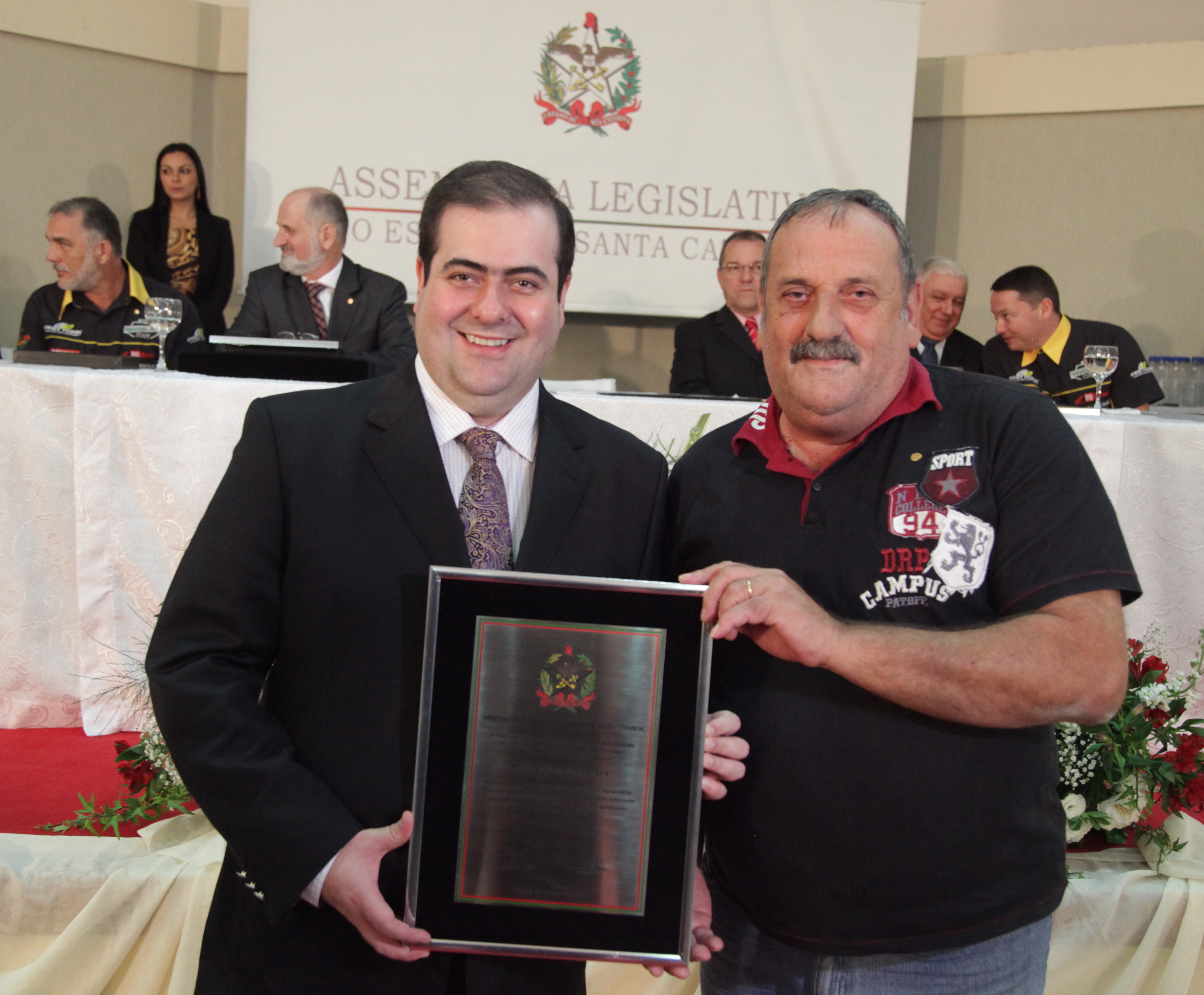 Sessao Solene em Homenagem a BANANALAMA  2014 Corupa SC   Foto  Carlos Kilian Agencia Al