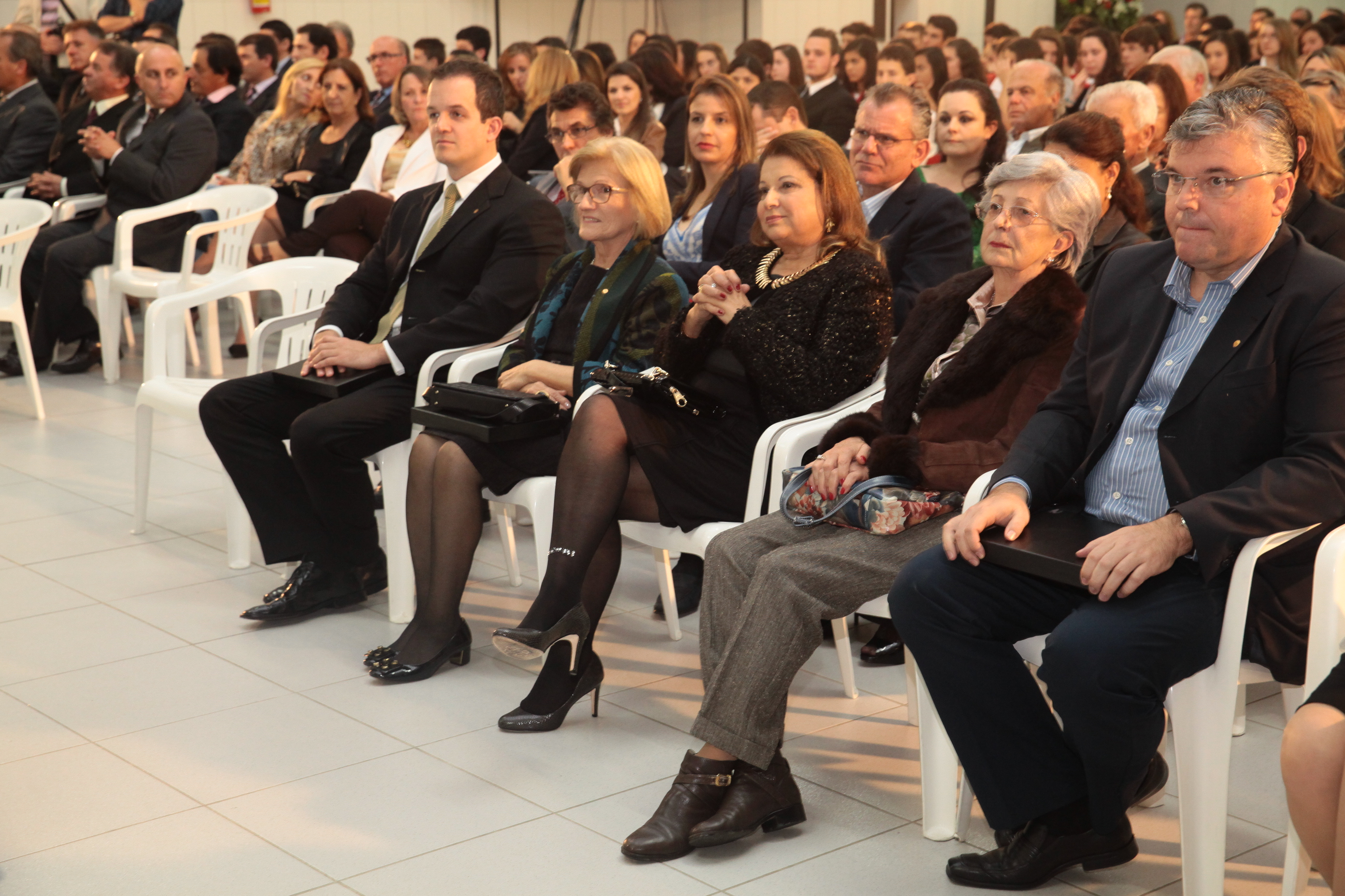 Sessão Solene em homenagem ao Colégio Maximiliano Gaidzinski em Cocal do Sul. Foto: Miriam Zomer/Agência AL