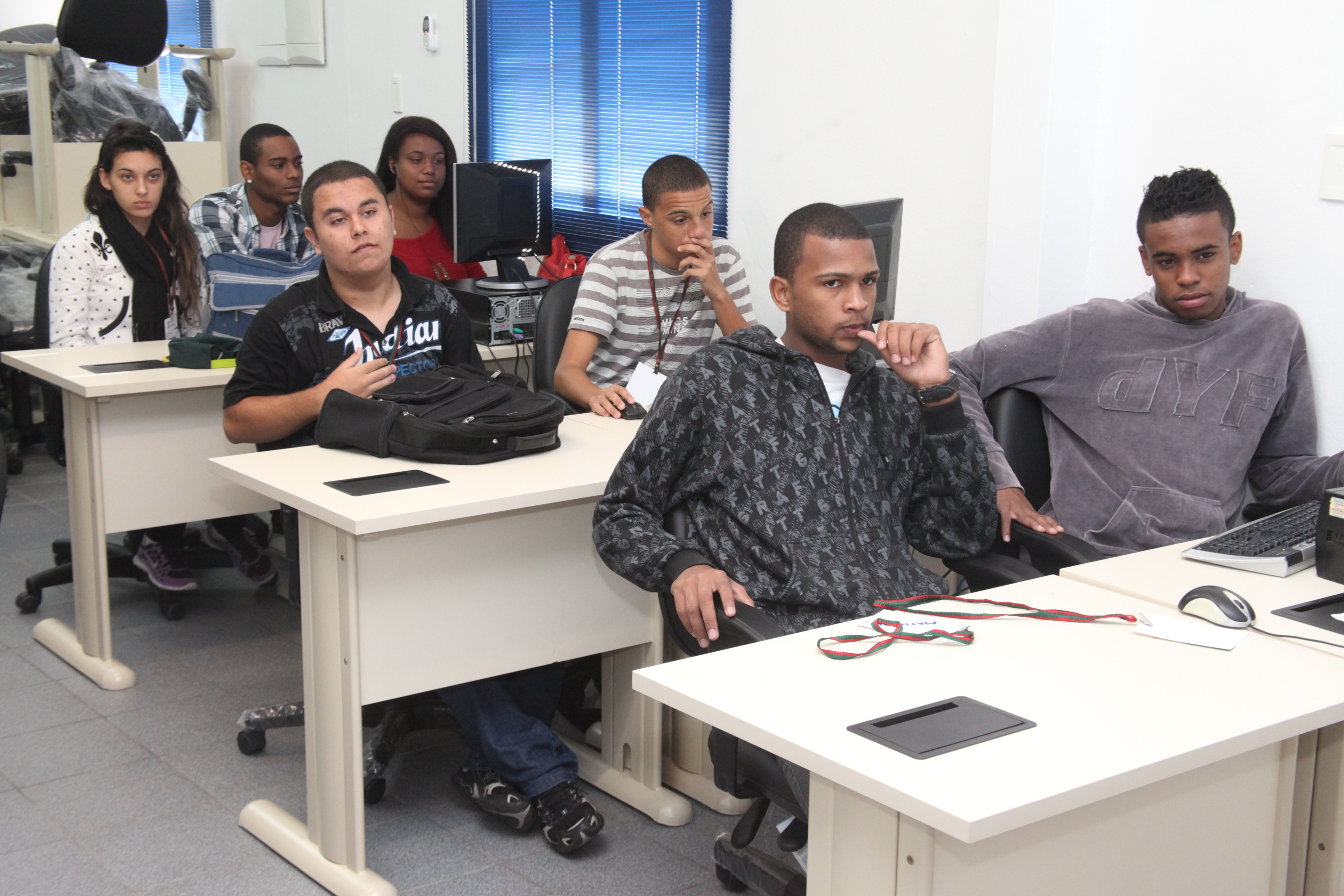 Curso de informática para estagiários do PAB. Foto: Fábio Queiroz / Agência AL