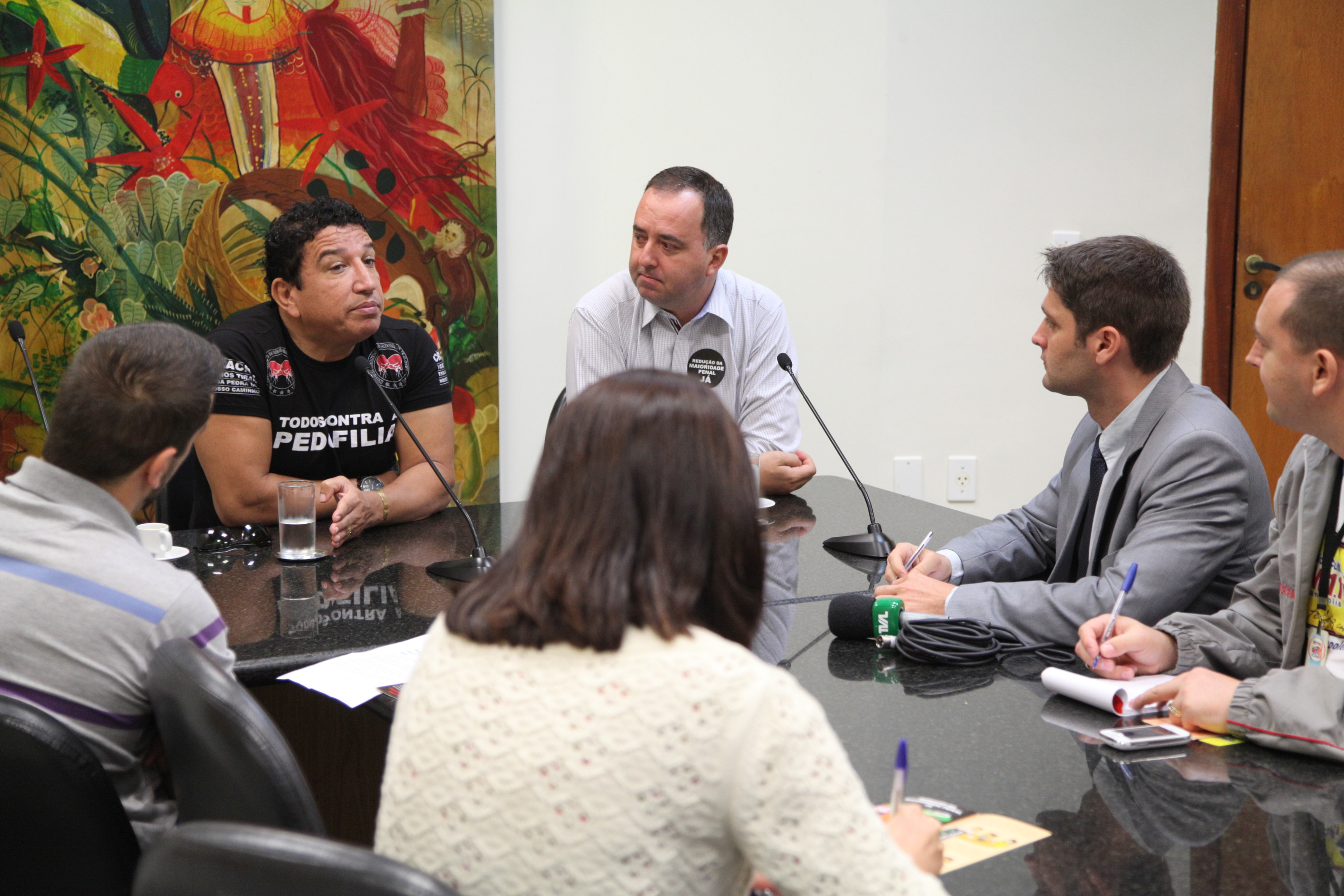 Coletiva do Senador Magno Malta