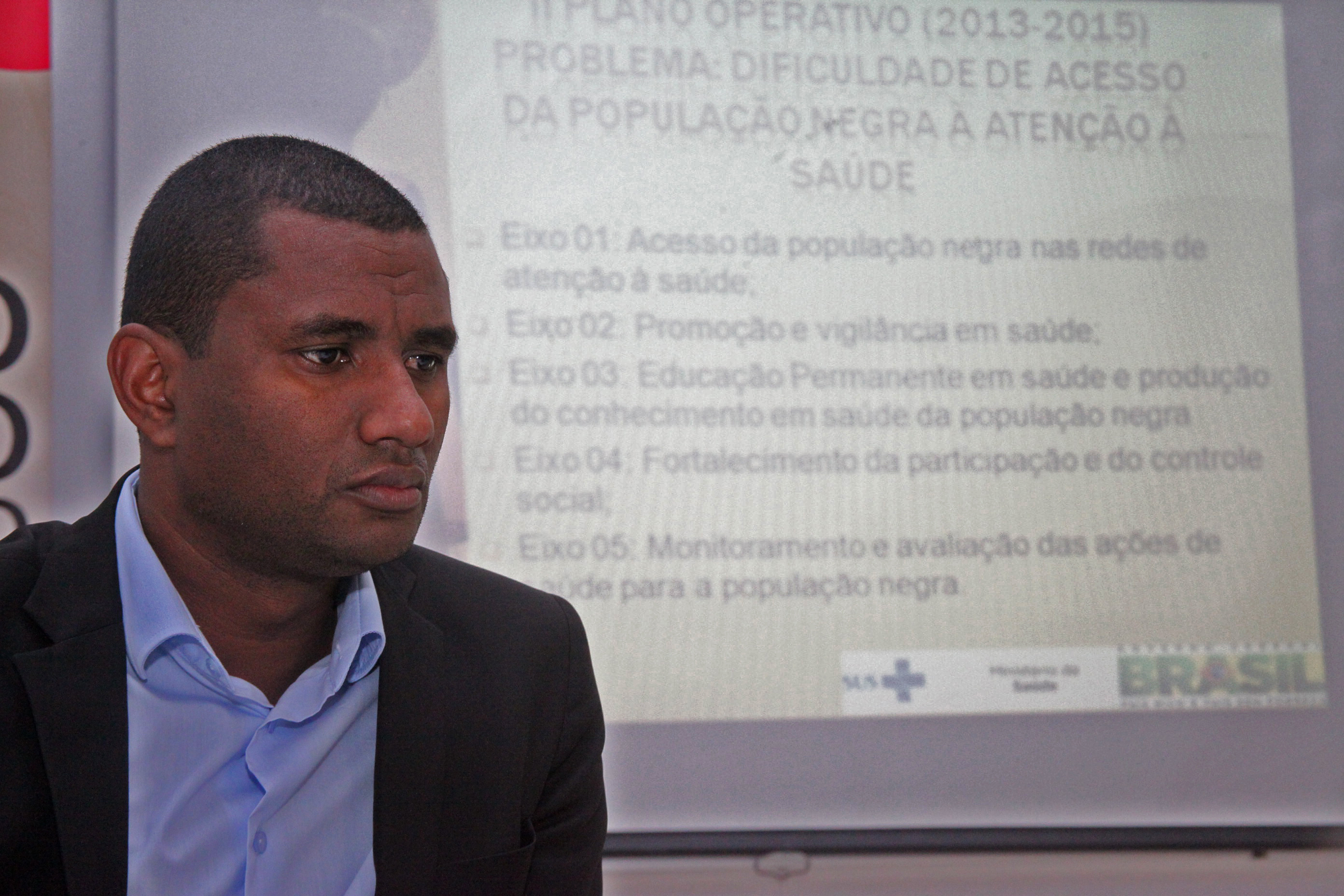 Ex-deputado Sandro Silva (PPS). I Seminário Saúde da População Negra. Foto: Fábio Queiroz / Agência AL