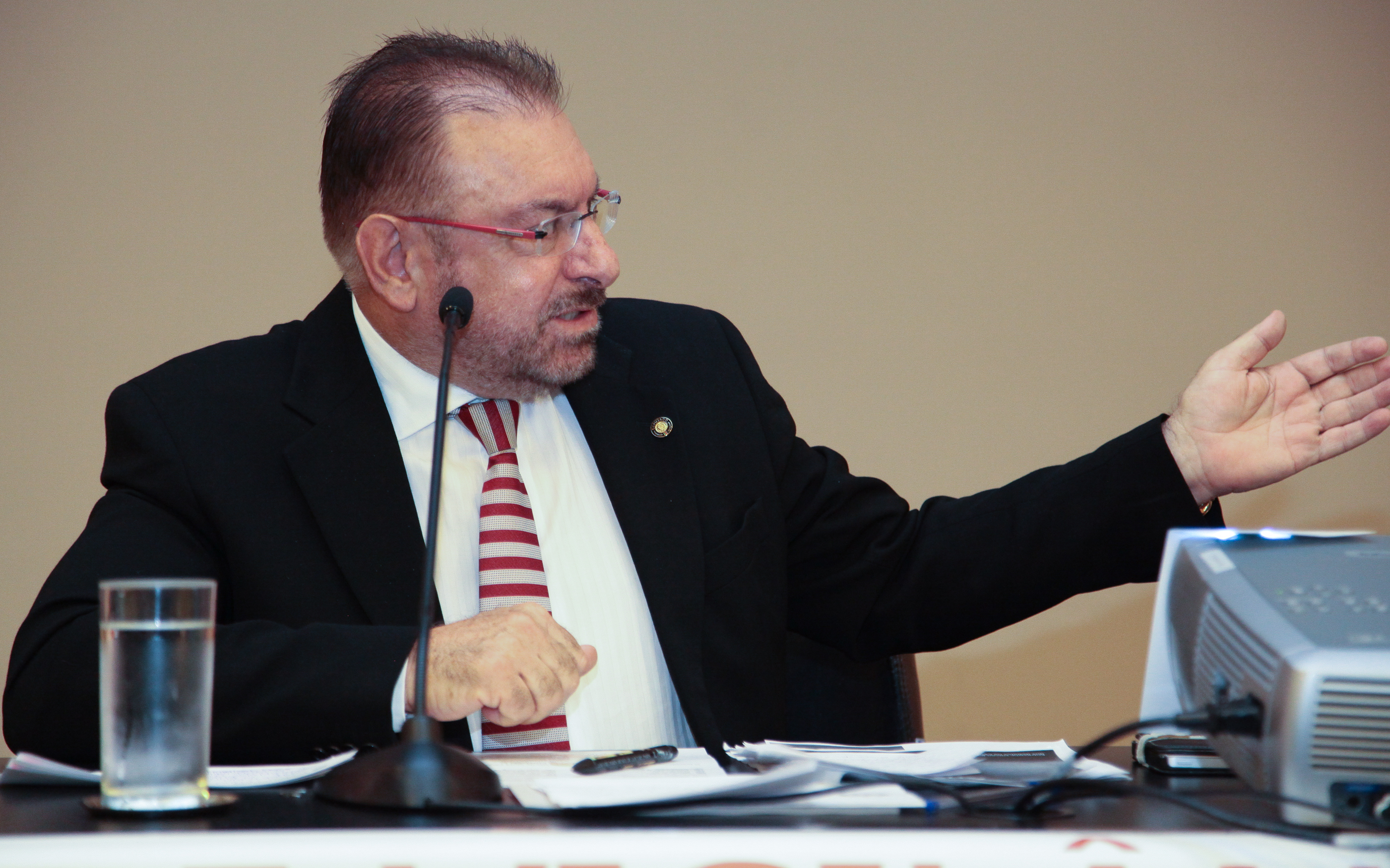 Primeira Semana Estadual da Vigilância Sanitária. Deputado Volnei Morastoni (PT). Foto: Miriam Zomer/ Agência AL