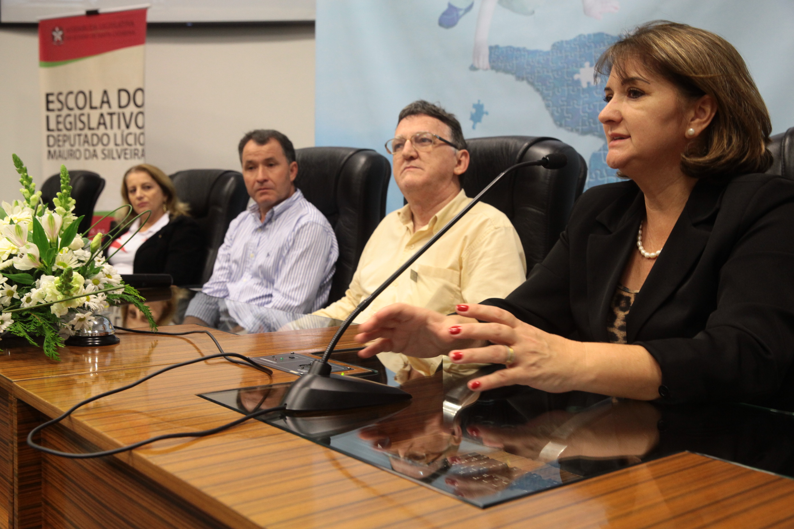 Seminário sobre Autismo em Joinville. Foto: Miriam Zomer/Agência AL
