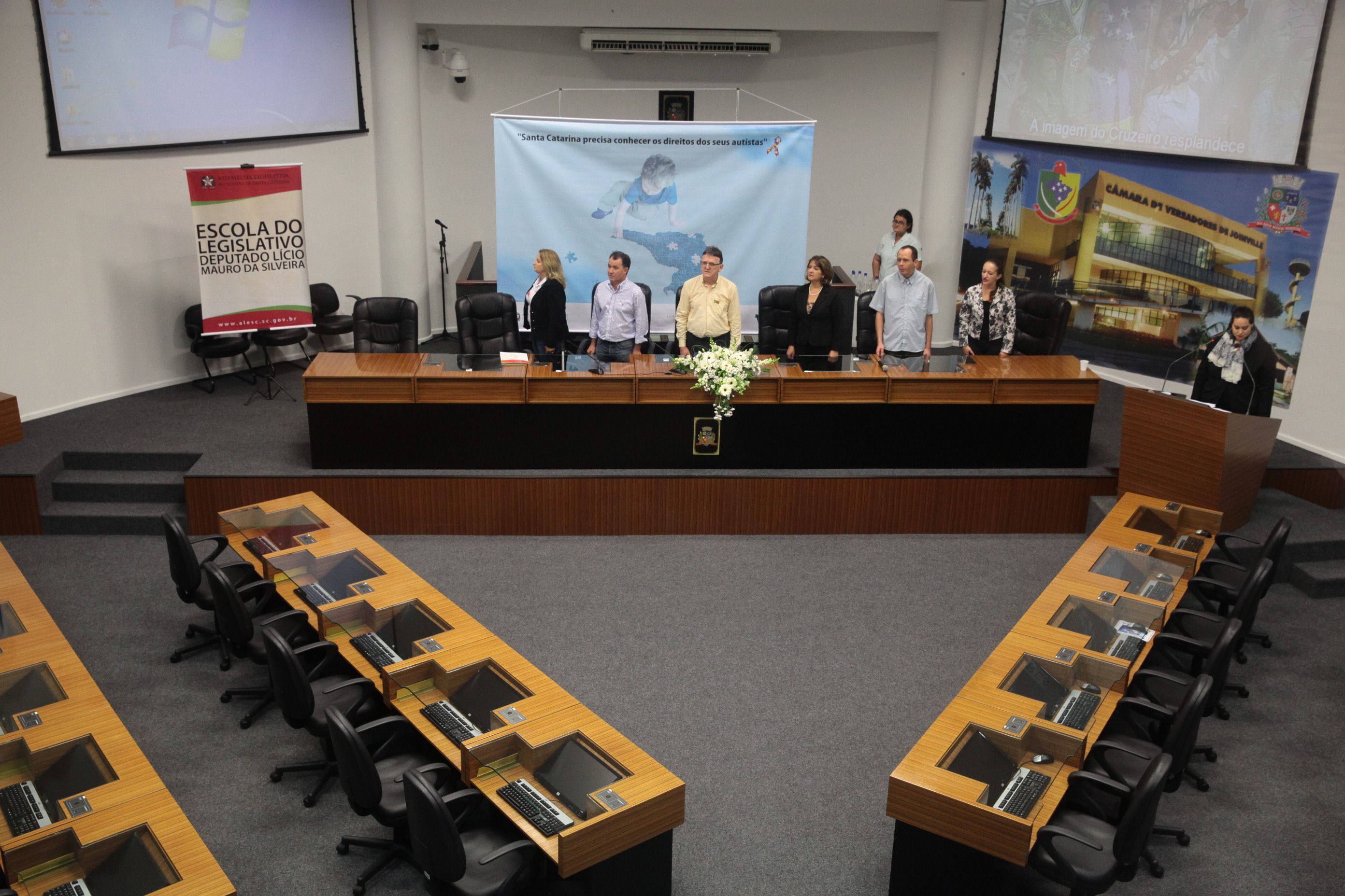 Seminário sobre Autismo em Joinville. Foto: Miriam Zomer/Agência AL