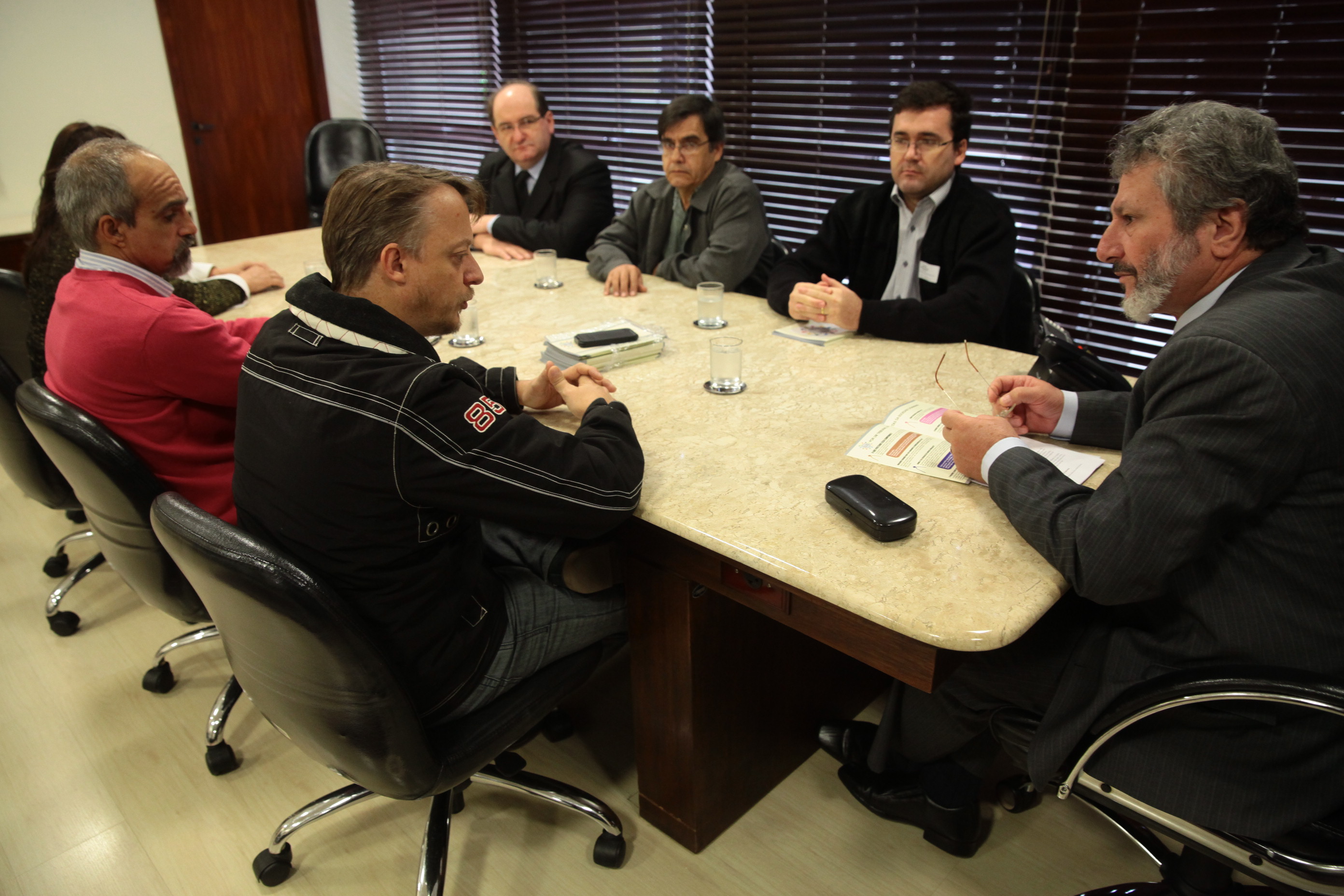 Reunião na Presidência da Alesc para debater a Campanha Conselheiro Cidadão. Fotos: Miriam Zomer