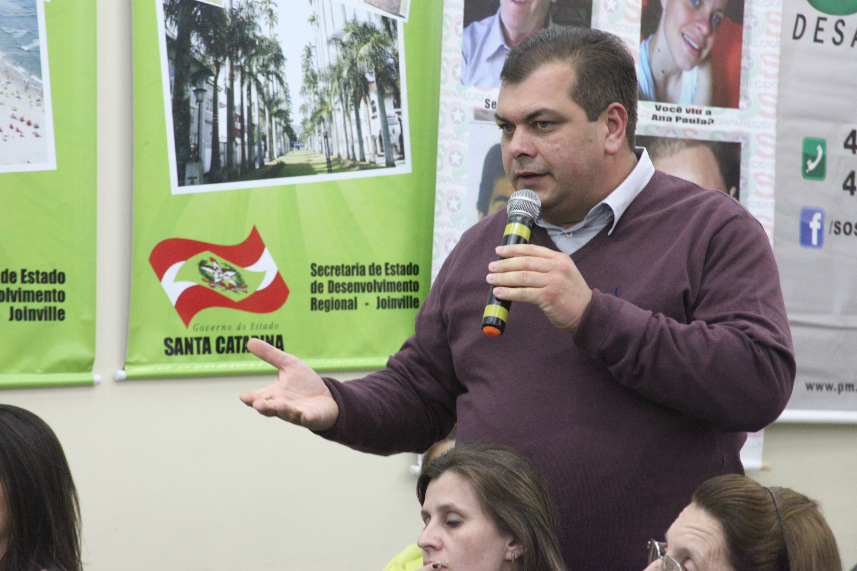 Jorge Nascimento. Audiência Pública SOS DESAPARECIDOS. Foto: Fábio Queiroz / Agência AL