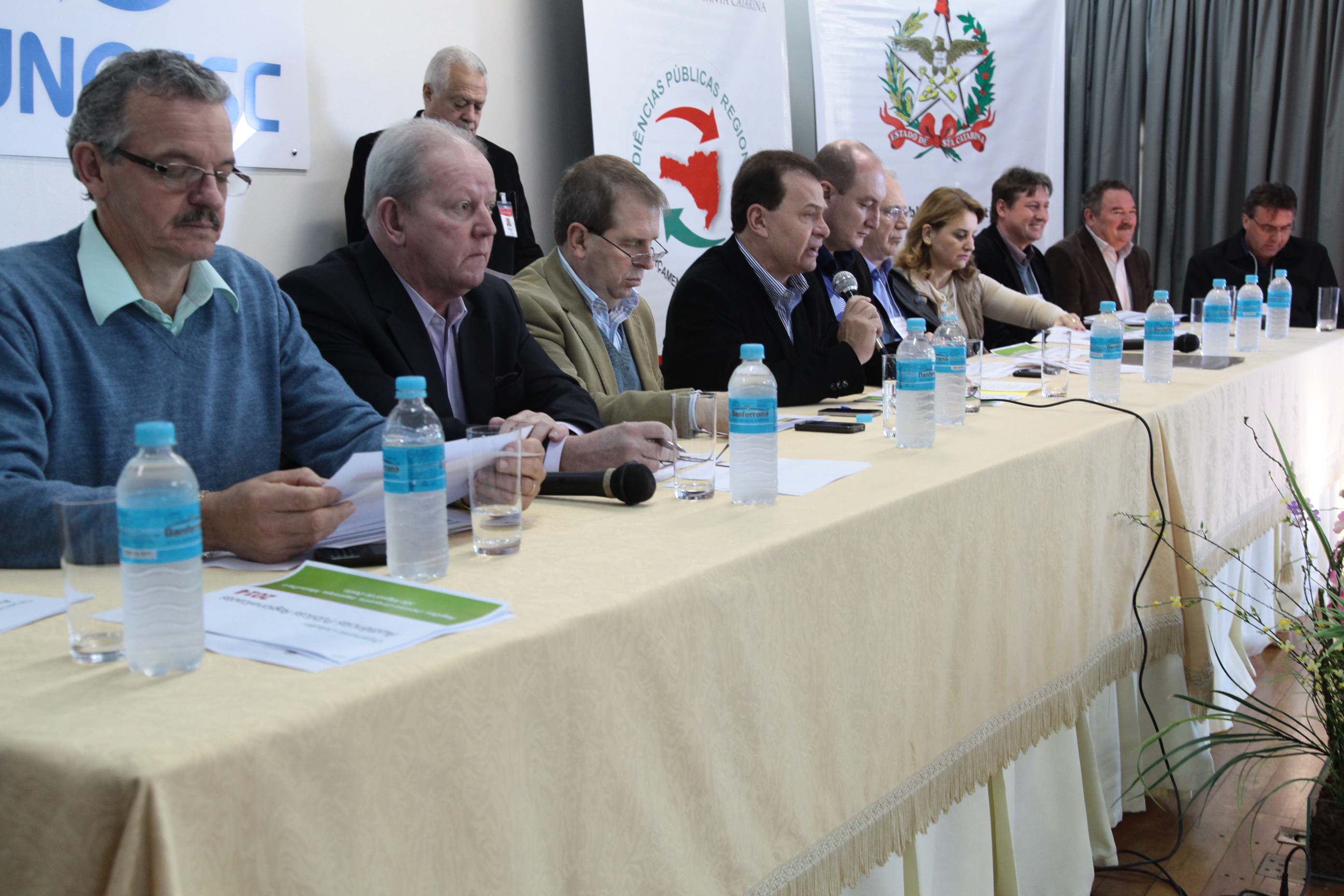Audiência Pública do Orçamento Regionalizado em São Miguel do Oeste. Fotos: Miriam Zomer/Agência AL