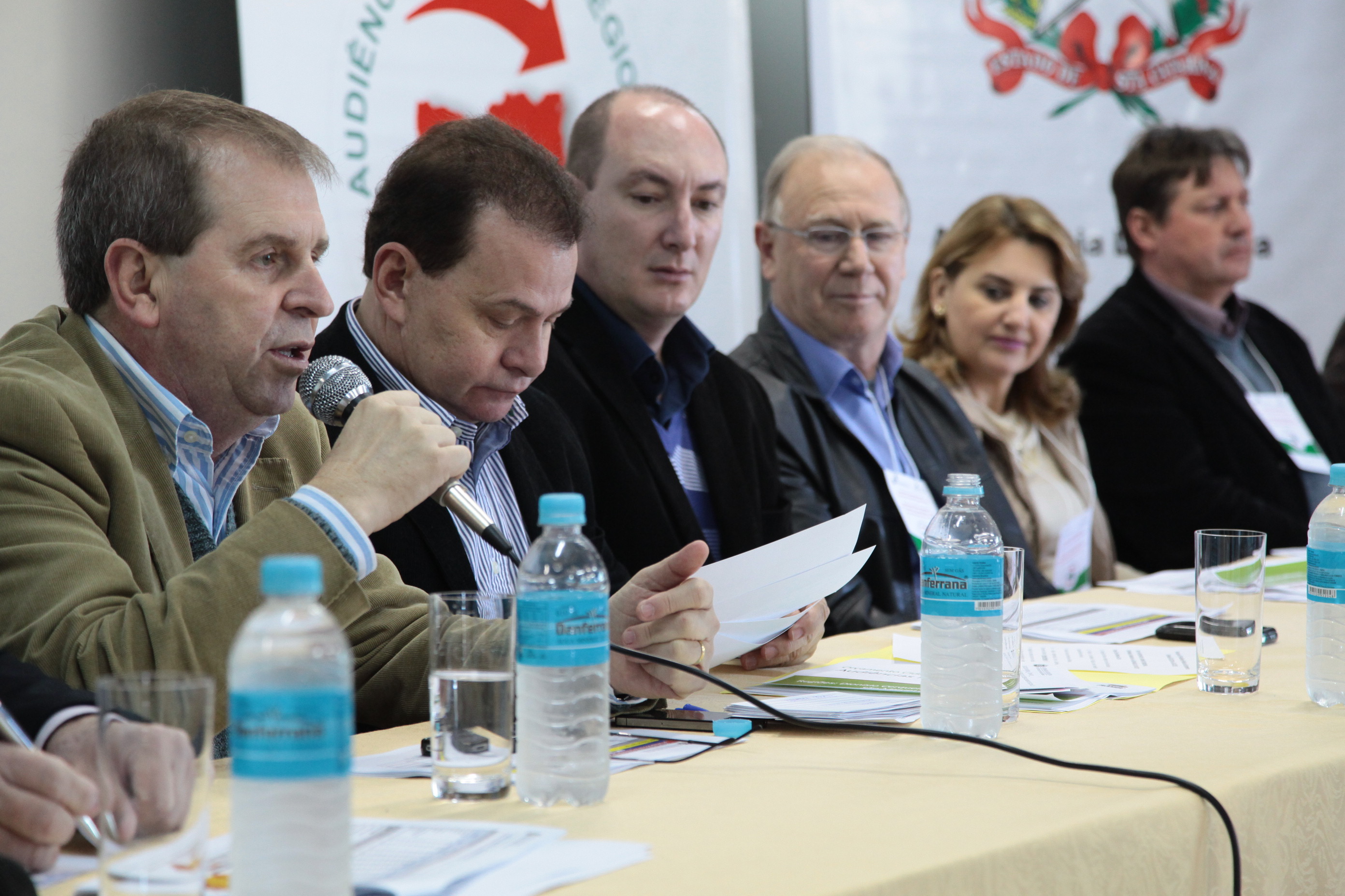 Audiência Pública do Orçamento Regionalizado em São Miguel do Oeste. Fotos: Miriam Zomer/Agência AL