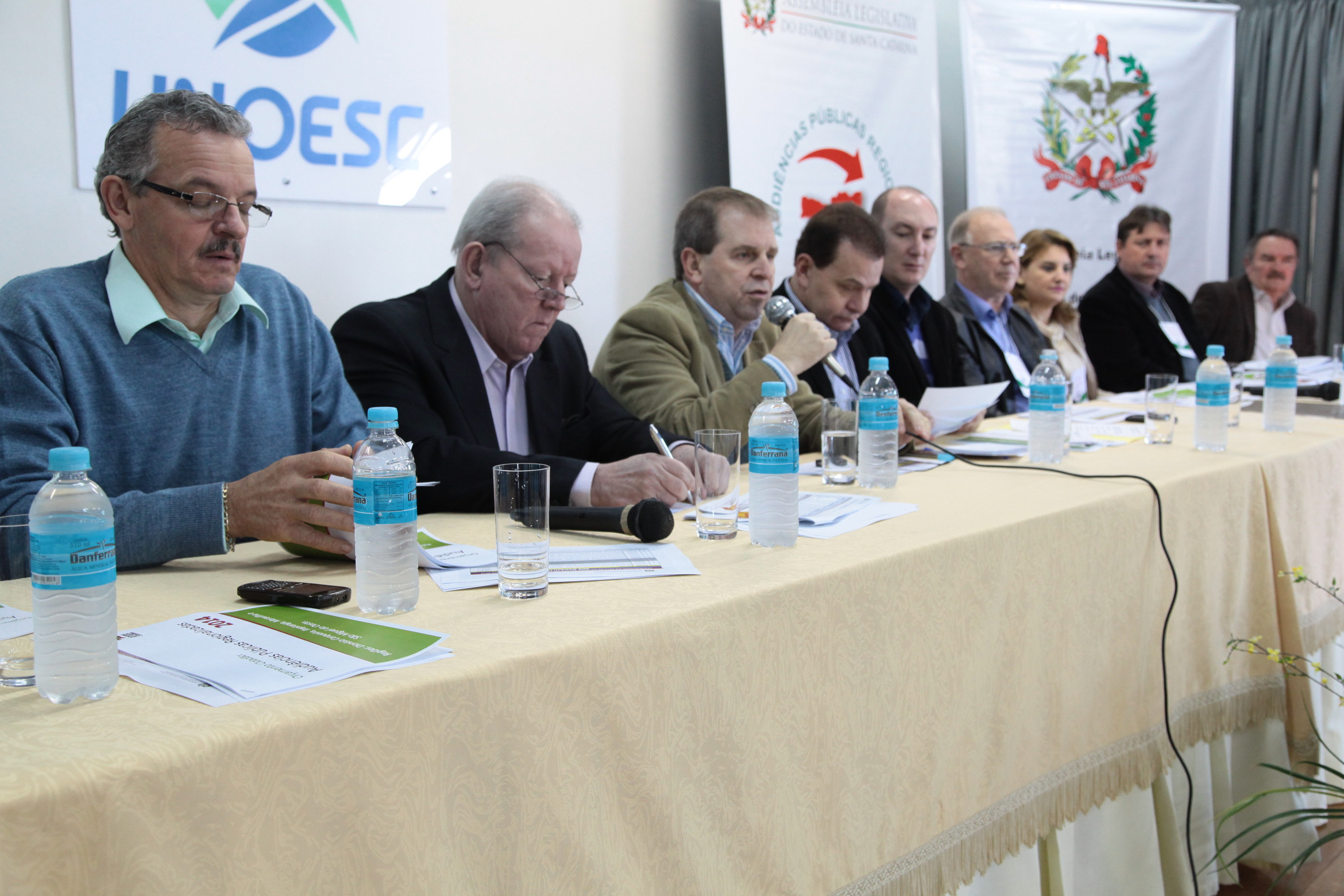 Audiência Pública do Orçamento Regionalizado em São Miguel do Oeste. Fotos: Miriam Zomer/Agência AL