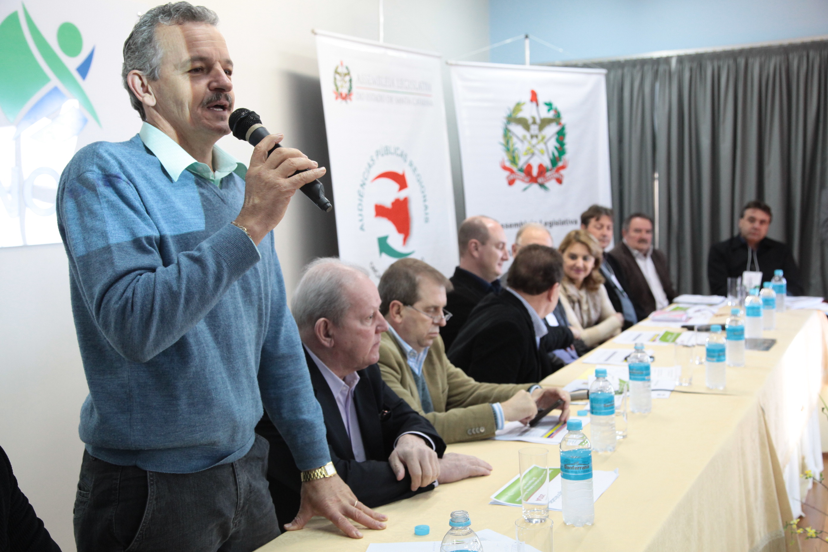 Audiência Pública do Orçamento Regionalizado em São Miguel do Oeste. Fotos: Miriam Zomer/Agência AL