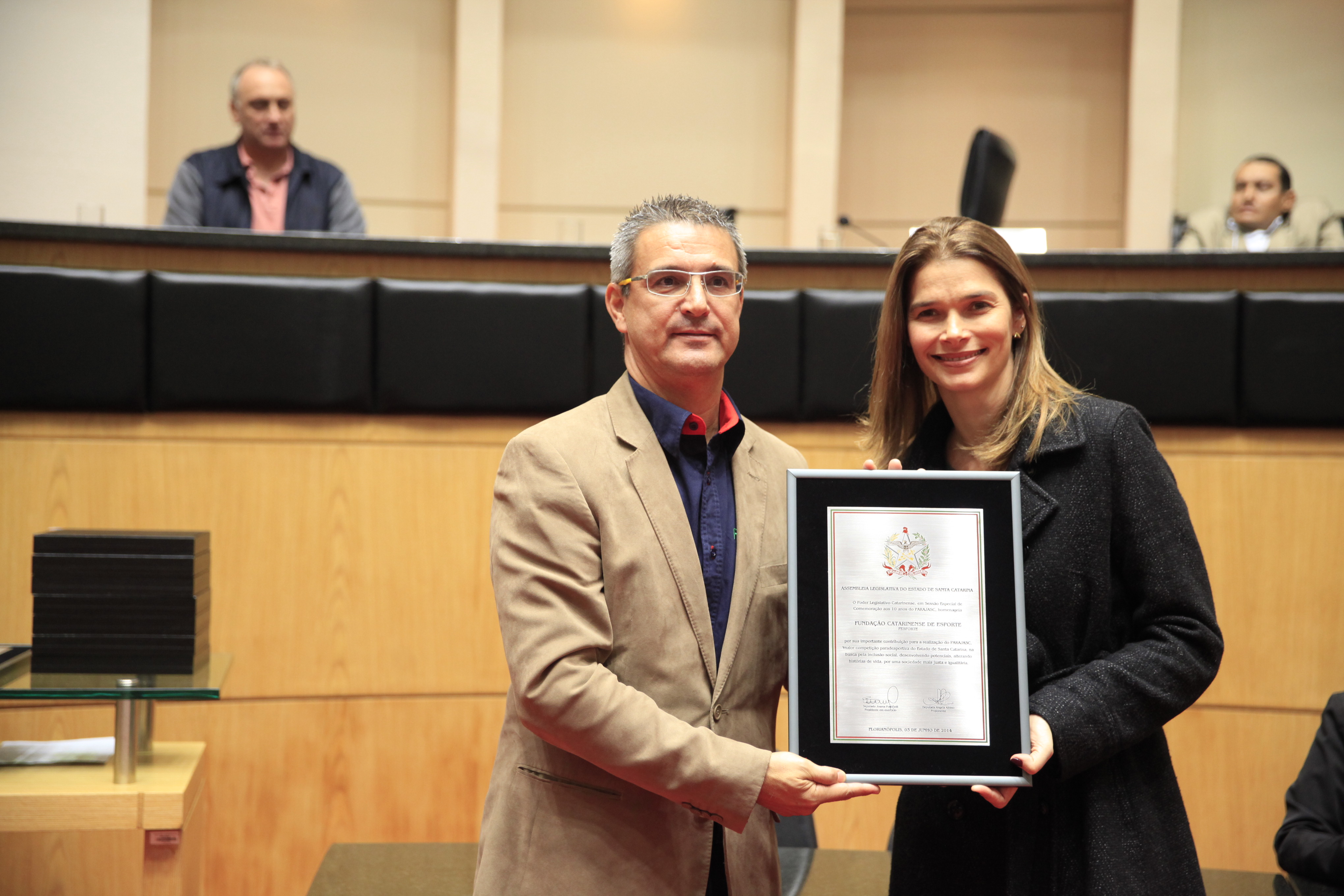 Sessão Especial em Homenagem aos 10 anos do PARAJASC   Foto Carlos Kilian/Agência AL