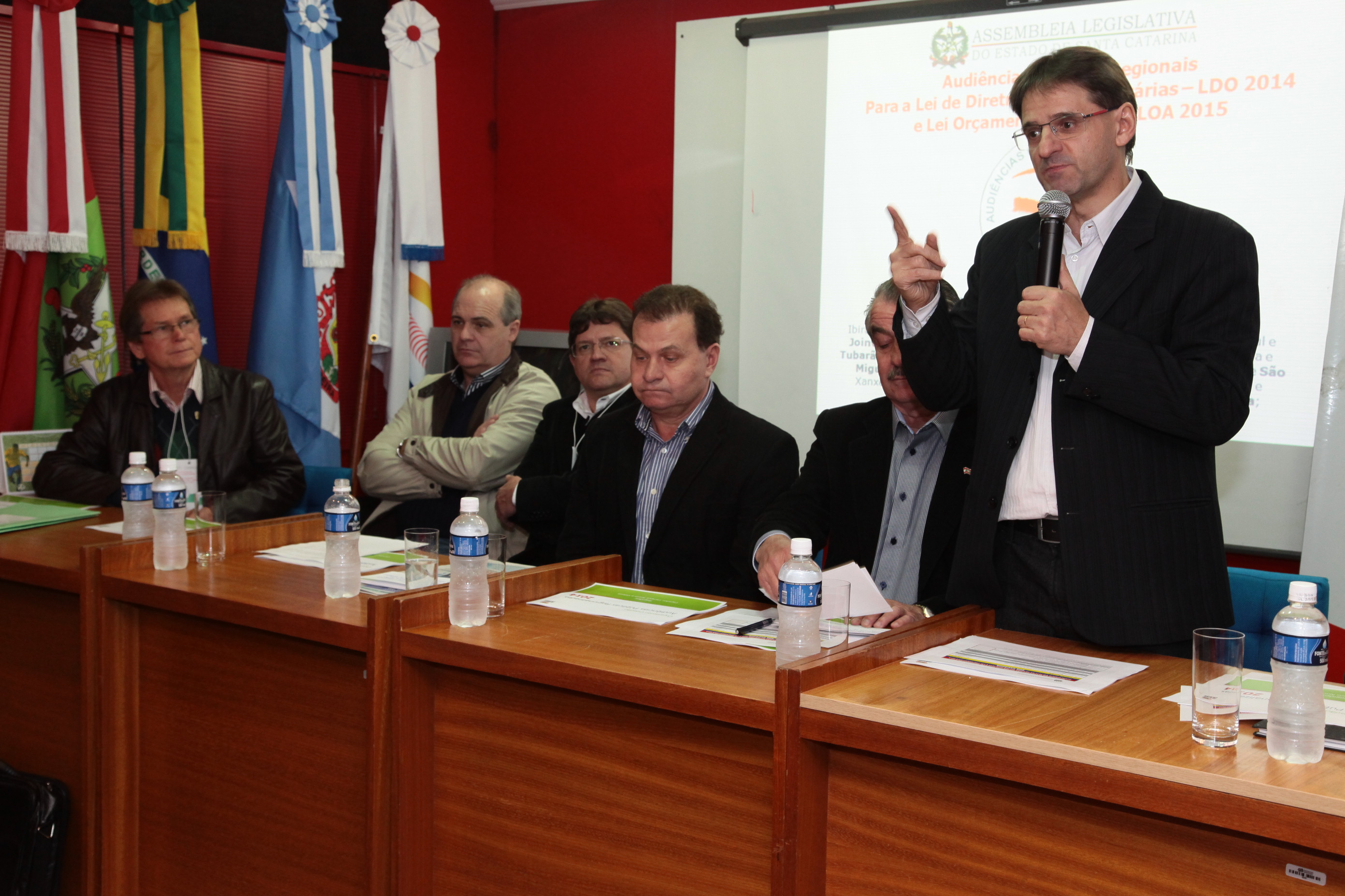 Audiência Pública do Orçamento Regionalizado em Videira. Foto: Miriam Zomer/Agência AL