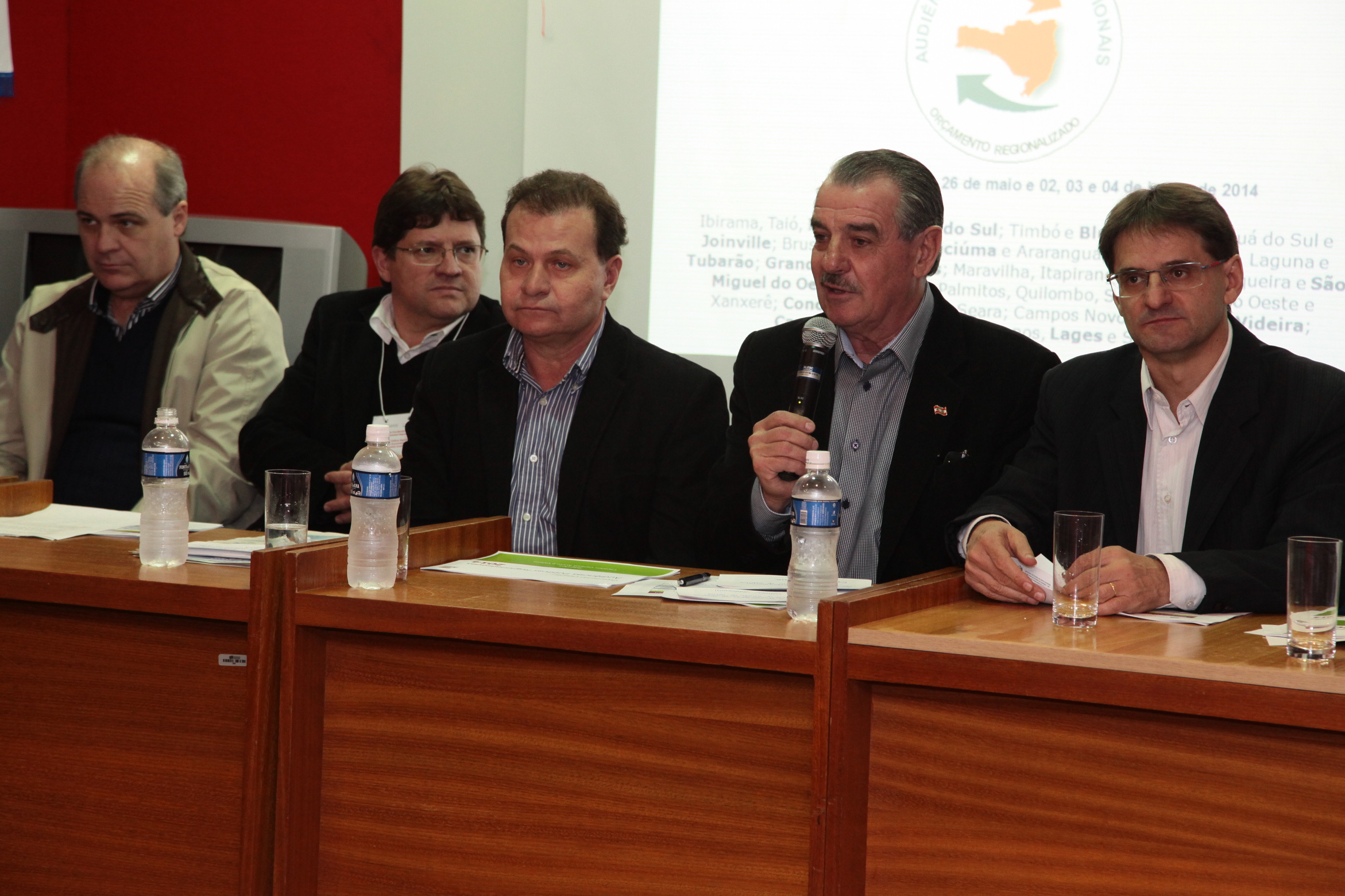 Audiência Pública do Orçamento Regionalizado em Videira. Foto: Miriam Zomer/Agência AL
