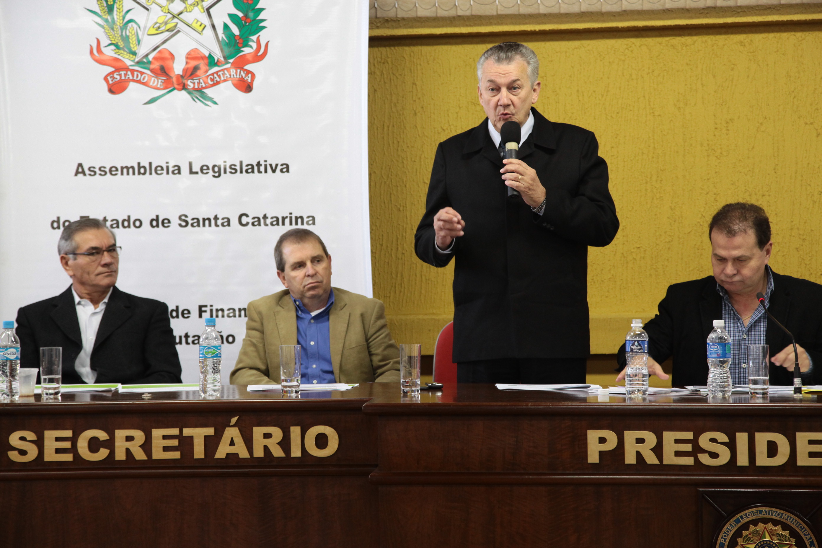Audiência Pública do Orçamento Regionalizado em Canoinhas. Foto: Miriam Zomer/Agência AL