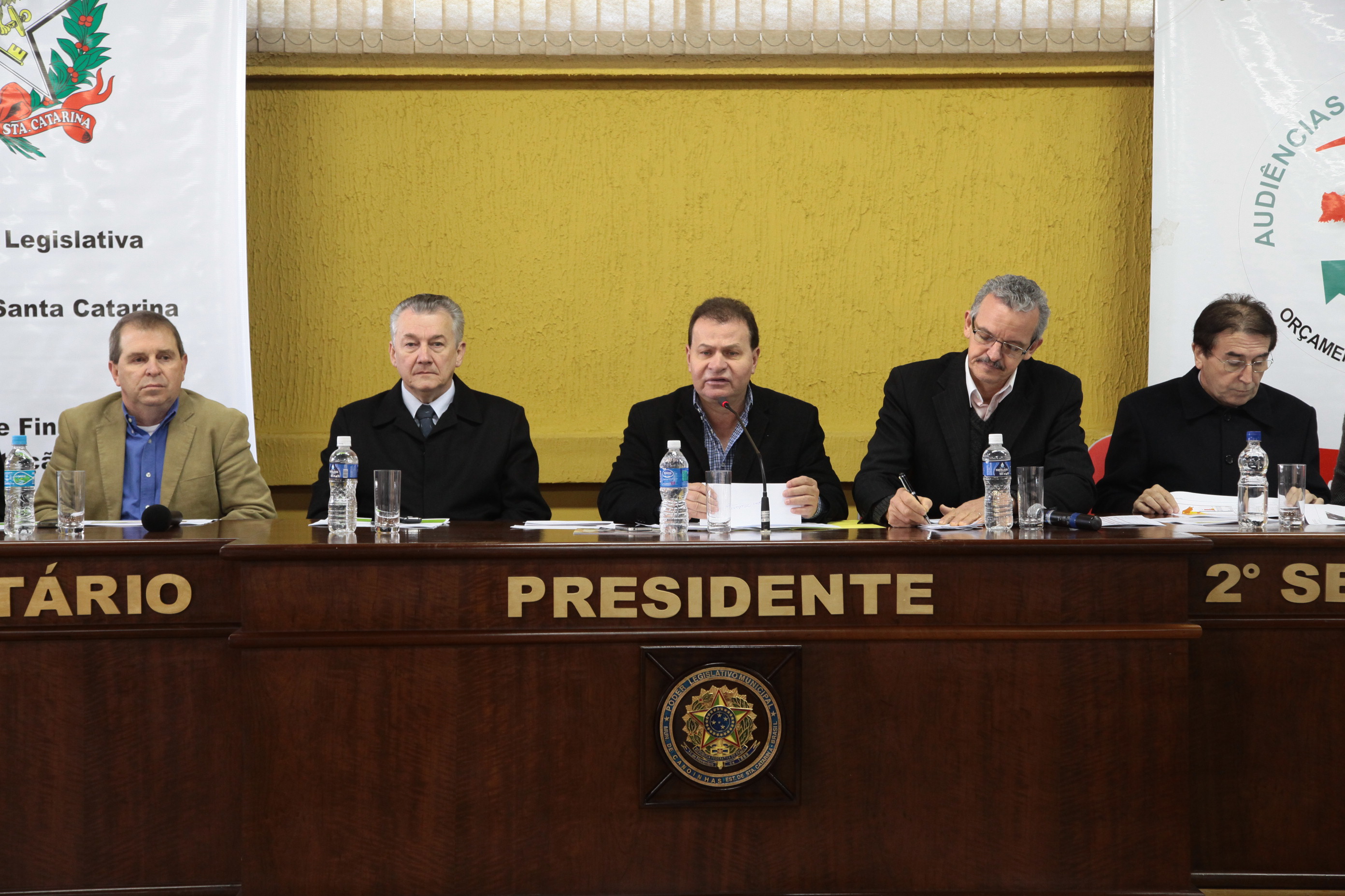 Audiência Pública do Orçamento Regionalizado em Canoinhas. Foto: Miriam Zomer/Agência AL
