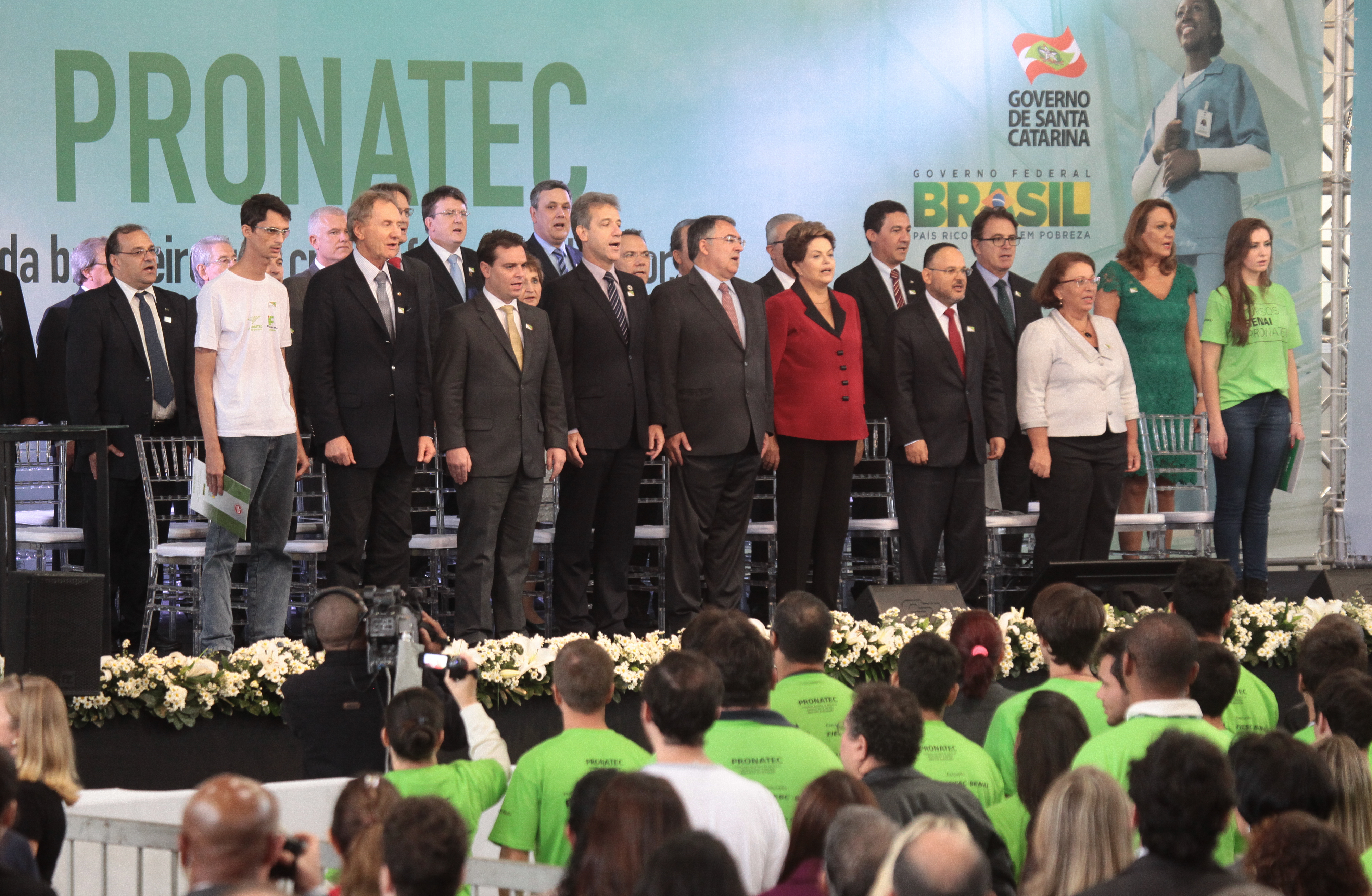 Visita da Presidente Dilma Rousseff ao Estado de Santa Catarina. Fotos: Miriam Zomer/Agência AL