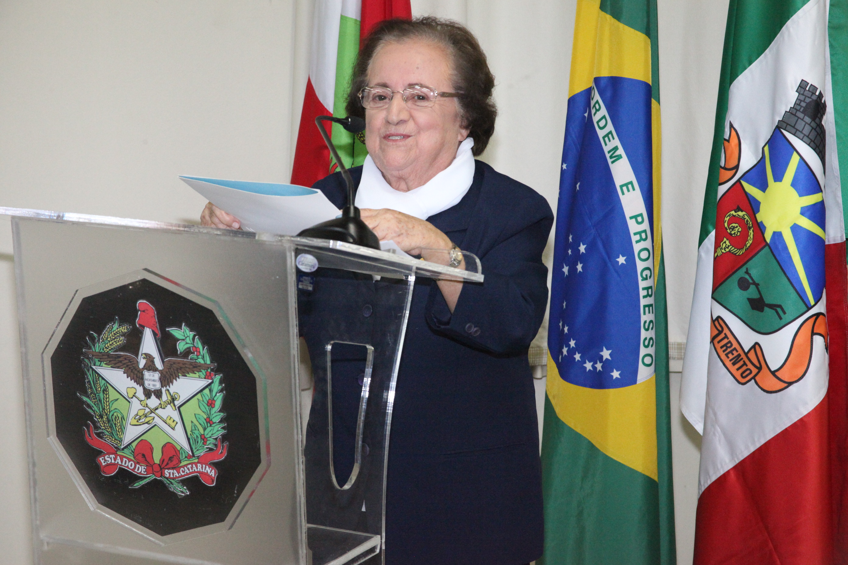 Sessão Solene em homenagem à passagem dos 12 anos de canonização de Madre Paulina. Foto: Fábio Queiroz / Agência AL