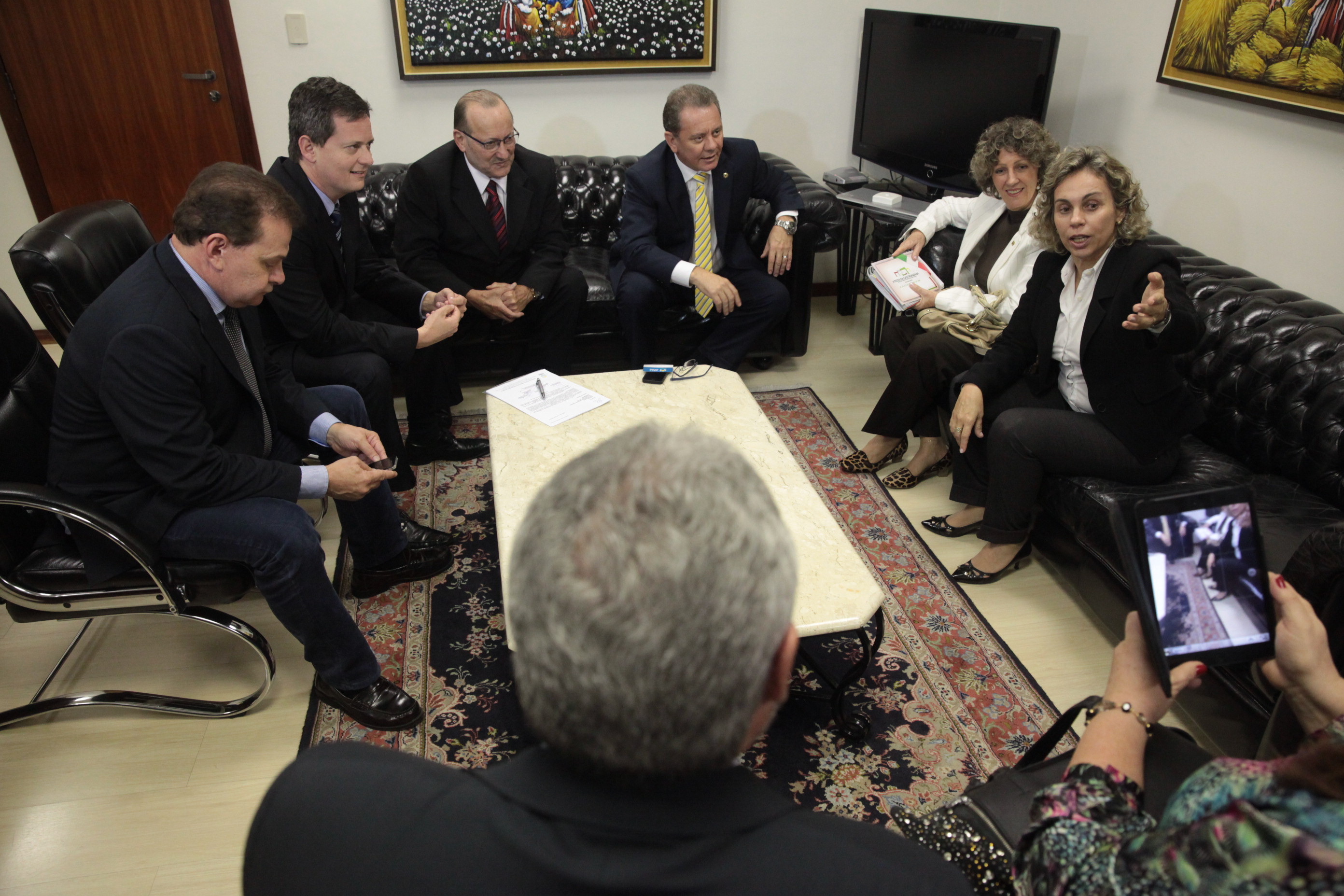 Visita - APAE - Blumenau - Foto: Lucas Gabriel Diniz / Agência AL