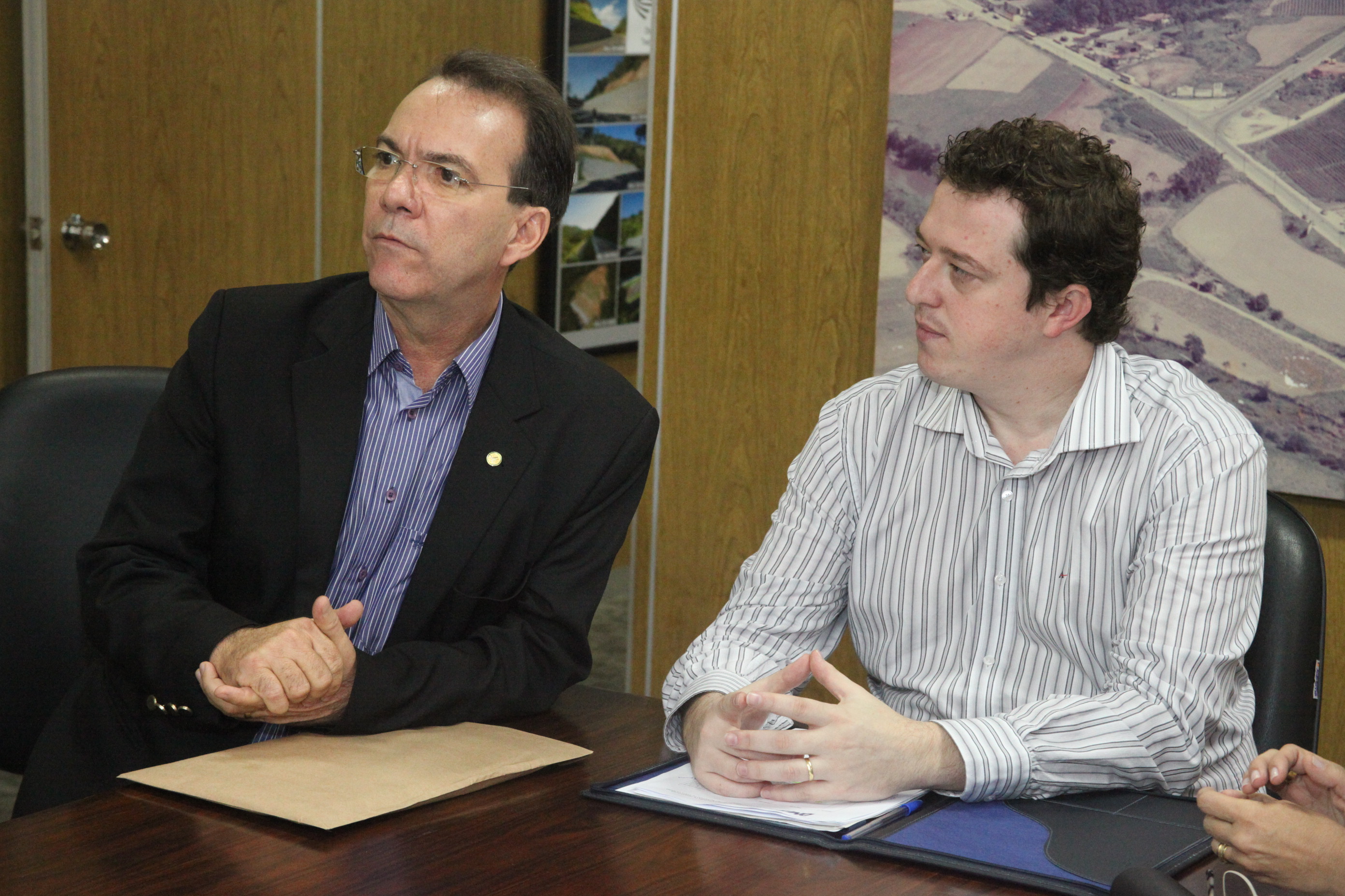 Reunião no DNIT sobre a duplicação da BR 470. Fotos: Fábio Queiroz/ Agência AL