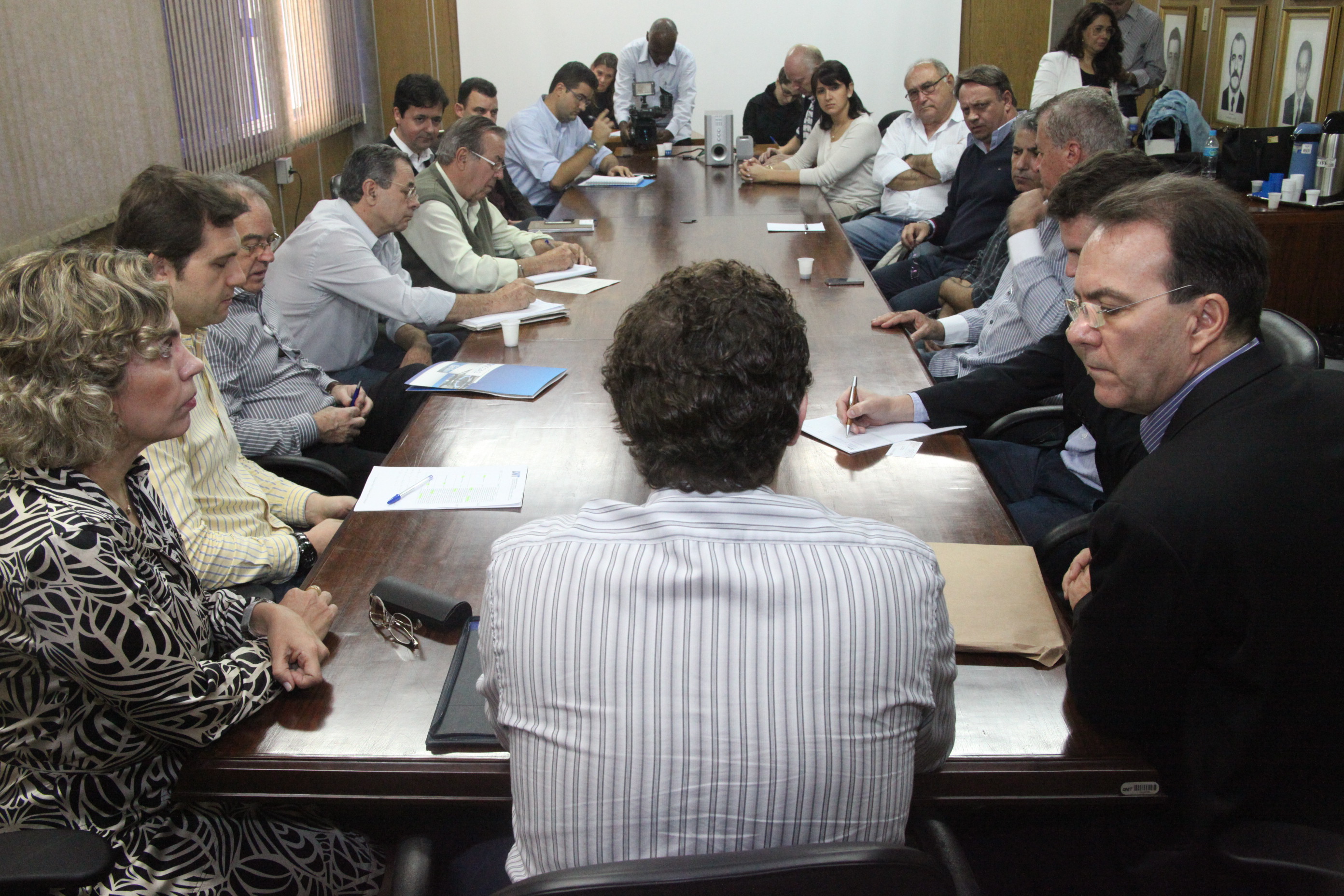 Reunião no DNIT sobre a duplicação da BR 470. Fotos: Fábio Queiroz/ Agência AL