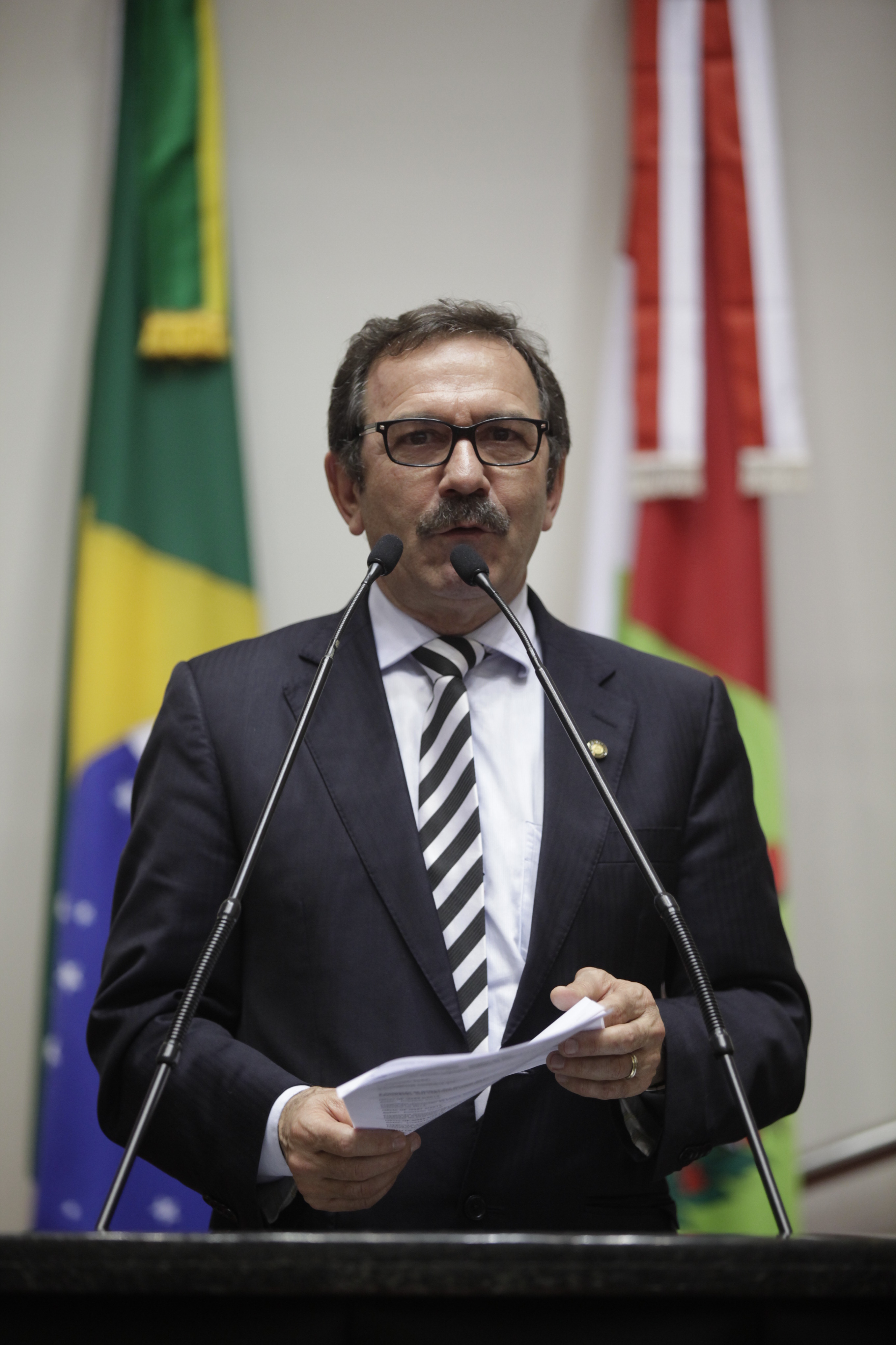 Deputado Serafim Venzon (PSDB) - Sessão Plenária. Foto: Carlos Kilian/Agência AL
