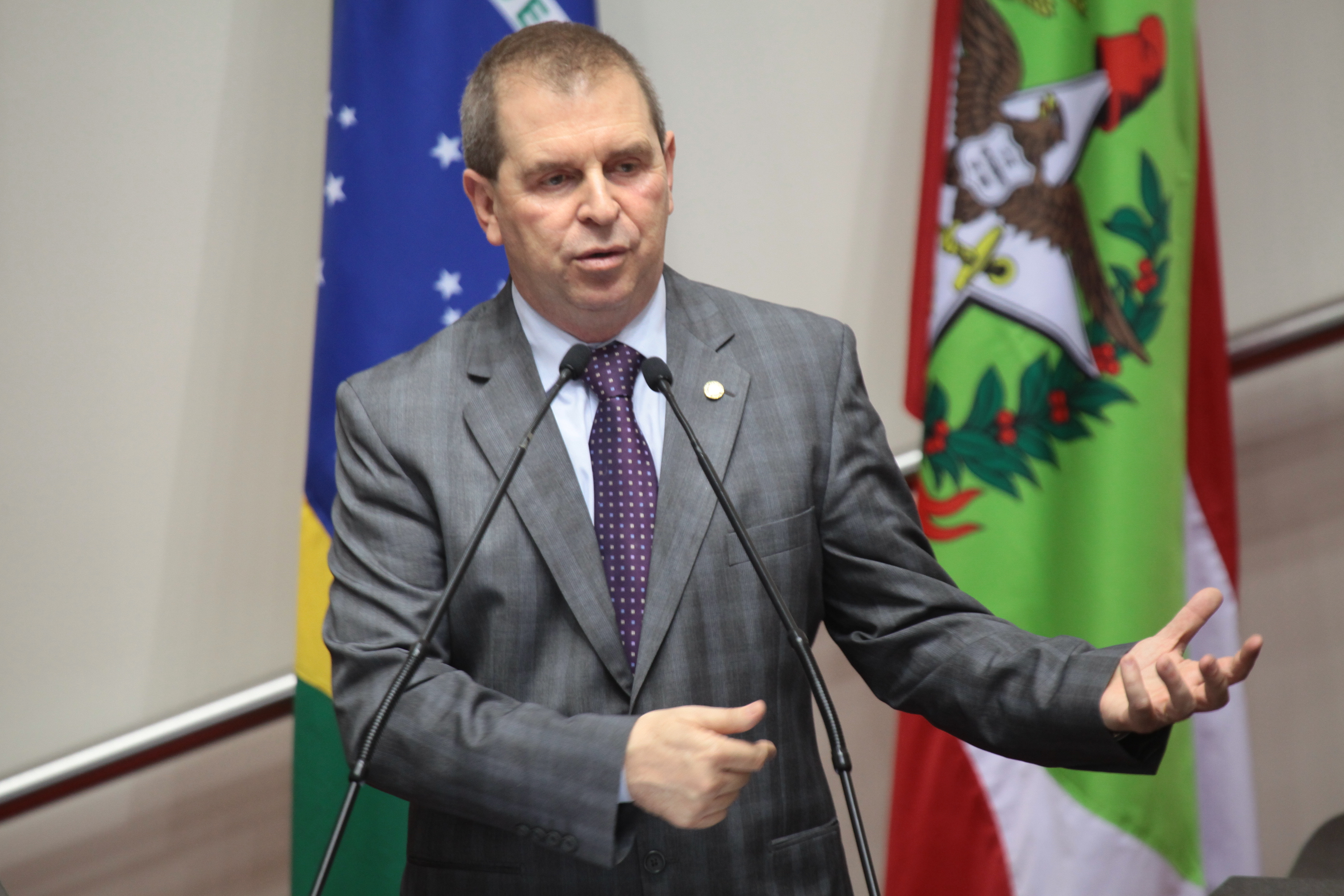 Deputado Maurício Eskudlark (PSD) - Sessão Plenária. Foto: Miriam Zomer/Agência AL