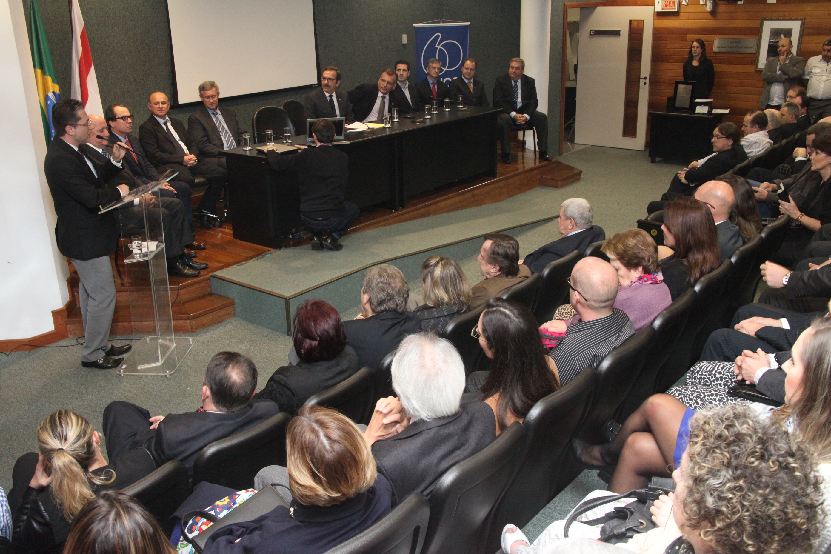 Ato Parlamentar Solene em homenagem aos 60 anos de fundação do Jornal Município Dia a Dia. Foto: Fábio Queiroz / Agência AL