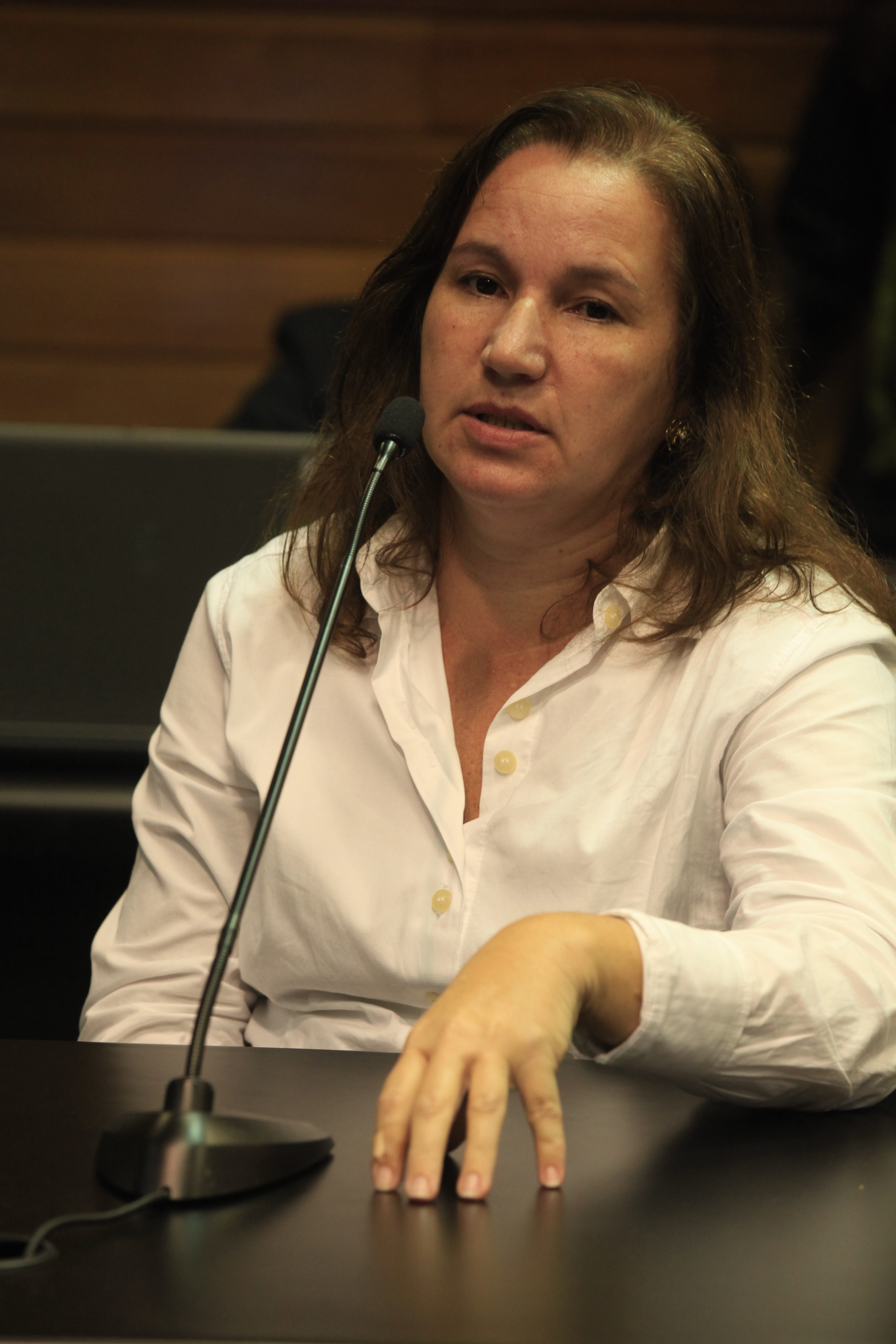 Depoente Telma de Souza   Corretora de Imoveis CPI do Ministério Público   Foto Carlos Kilian/Agência AL