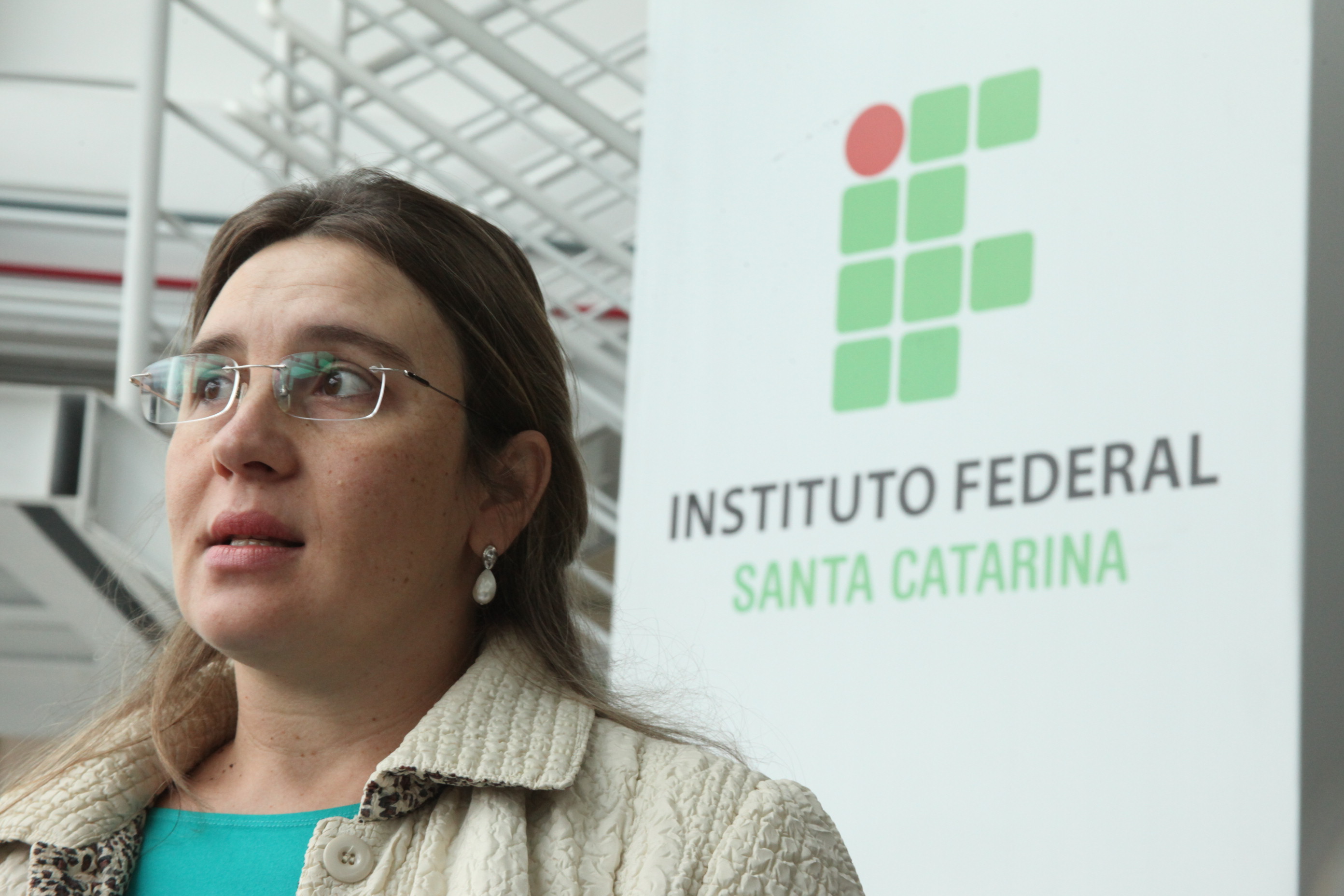 Solange Finger - chefe do Departamento do Ingresso. IFSC abre 1.237 vagas em cursos gratuitos da qualificação profissional. Foto: Fábio Queiroz / Agência AL