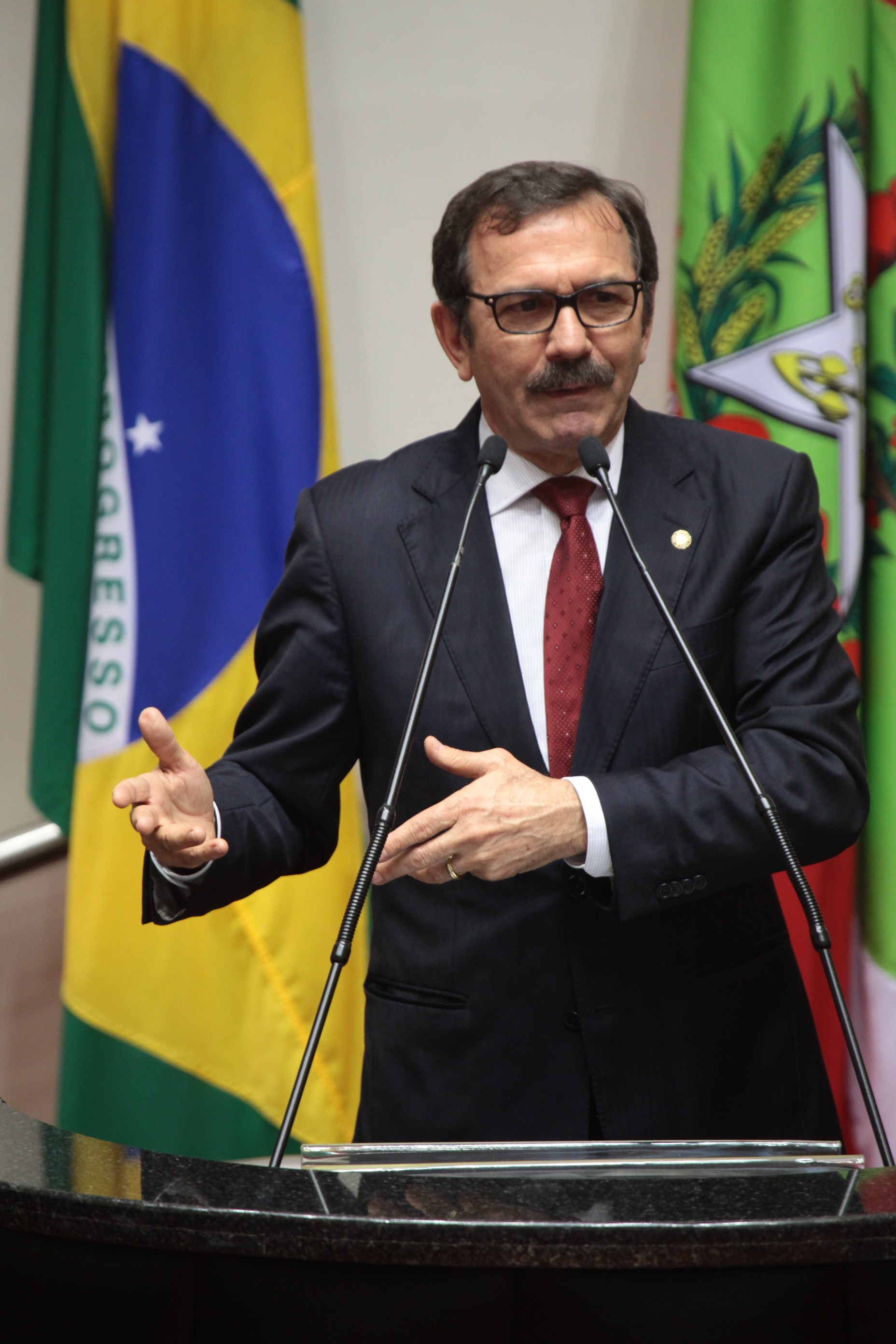 Deputado Serafim Venzon (PSDB) Sessão Ordinária - Plenário Osni Regis. Foto: Miriam Zomer/Agência AL