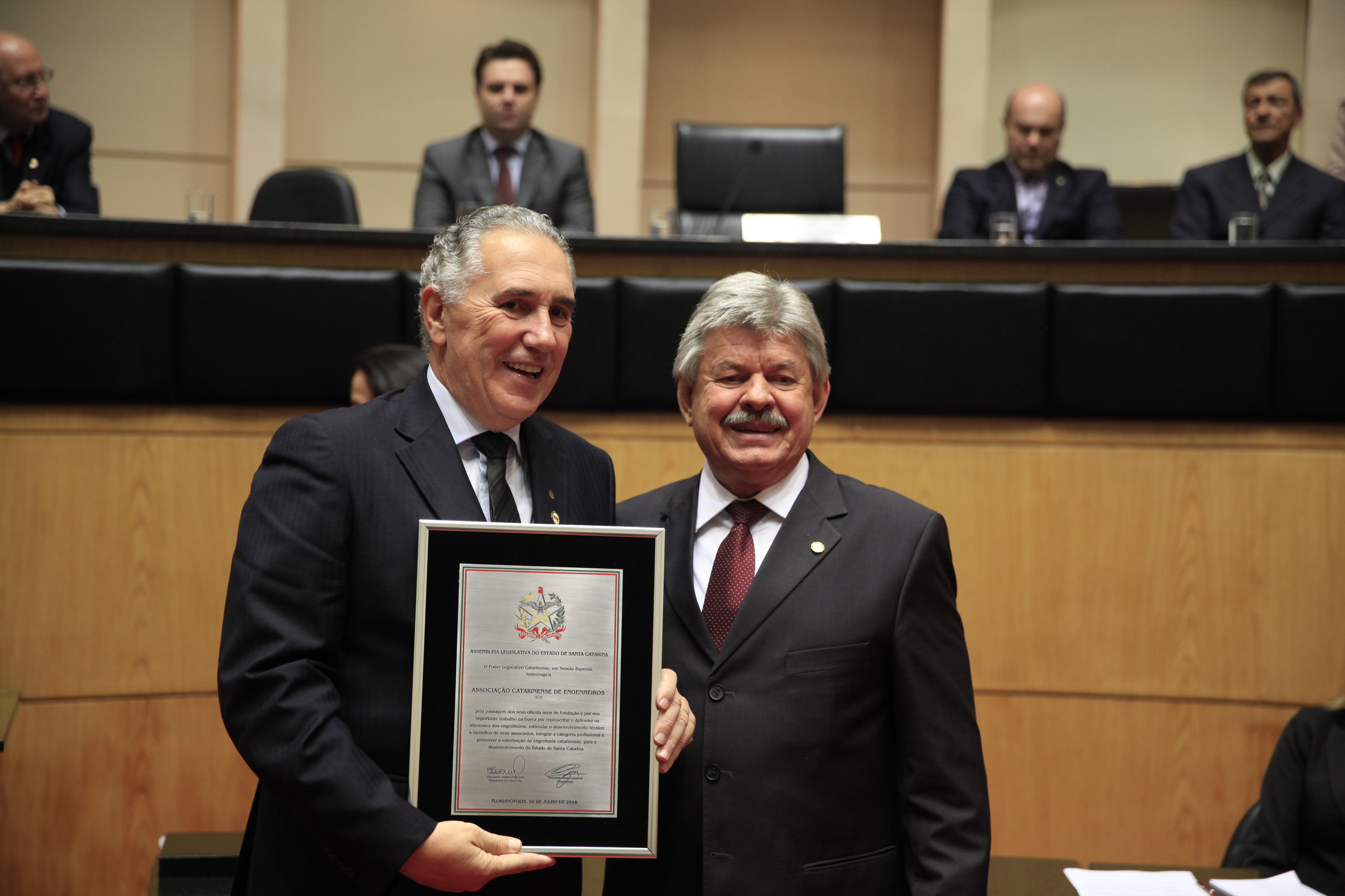 Sessão Especial em Homenagem aos 88 anos da Associação Catarinense de Engenheiros ACE    Foto Carlos Kilian/Agencia AL