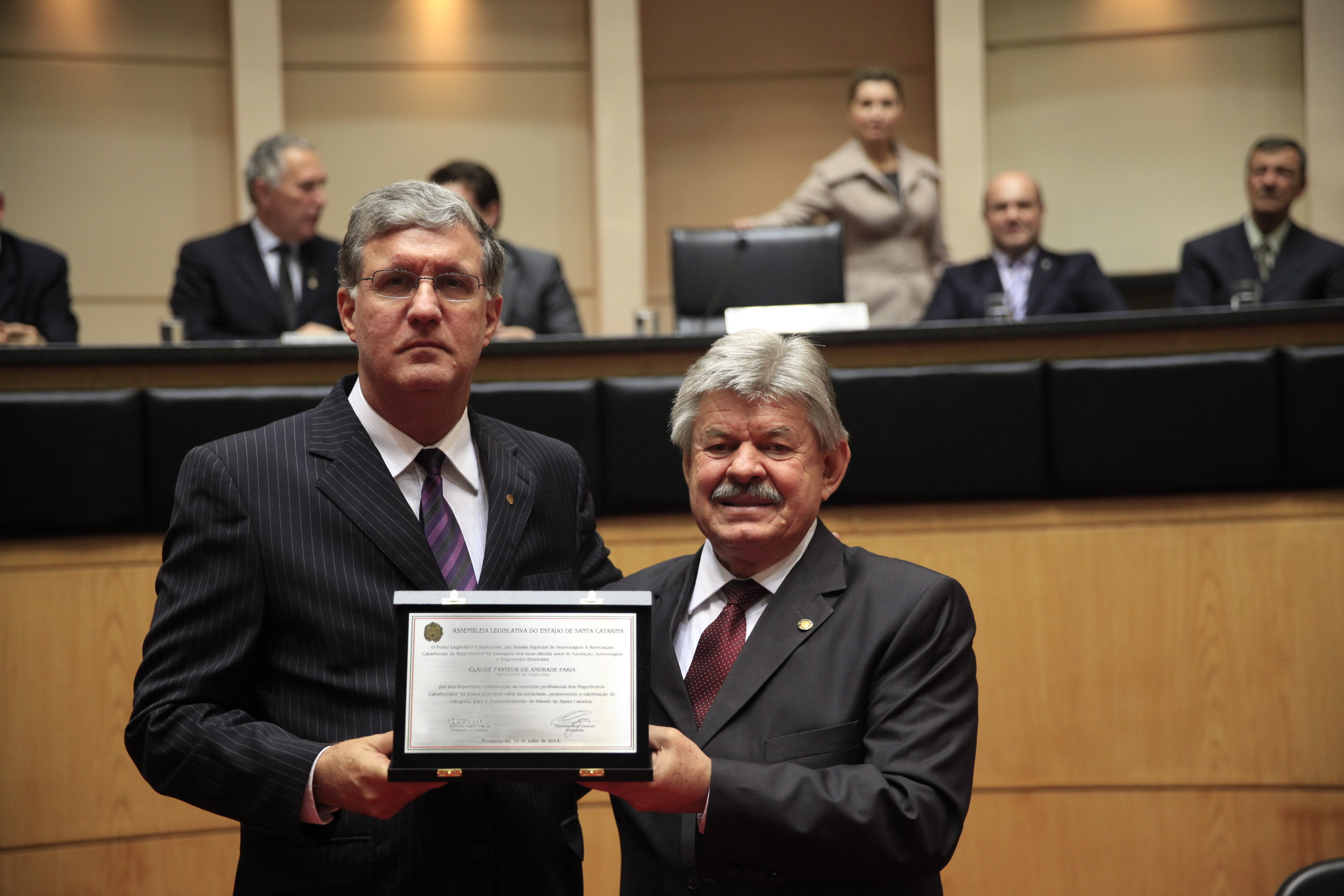 Sessão Especial em Homenagem aos 88 anos da Associação Catarinense de Engenheiros ACE    Foto Carlos Kilian/Agencia AL