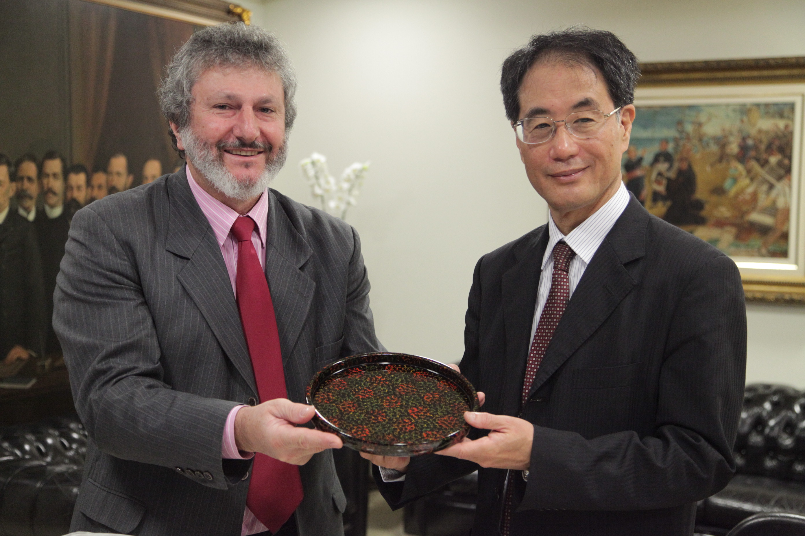 Visita do Consul Geral do Japão