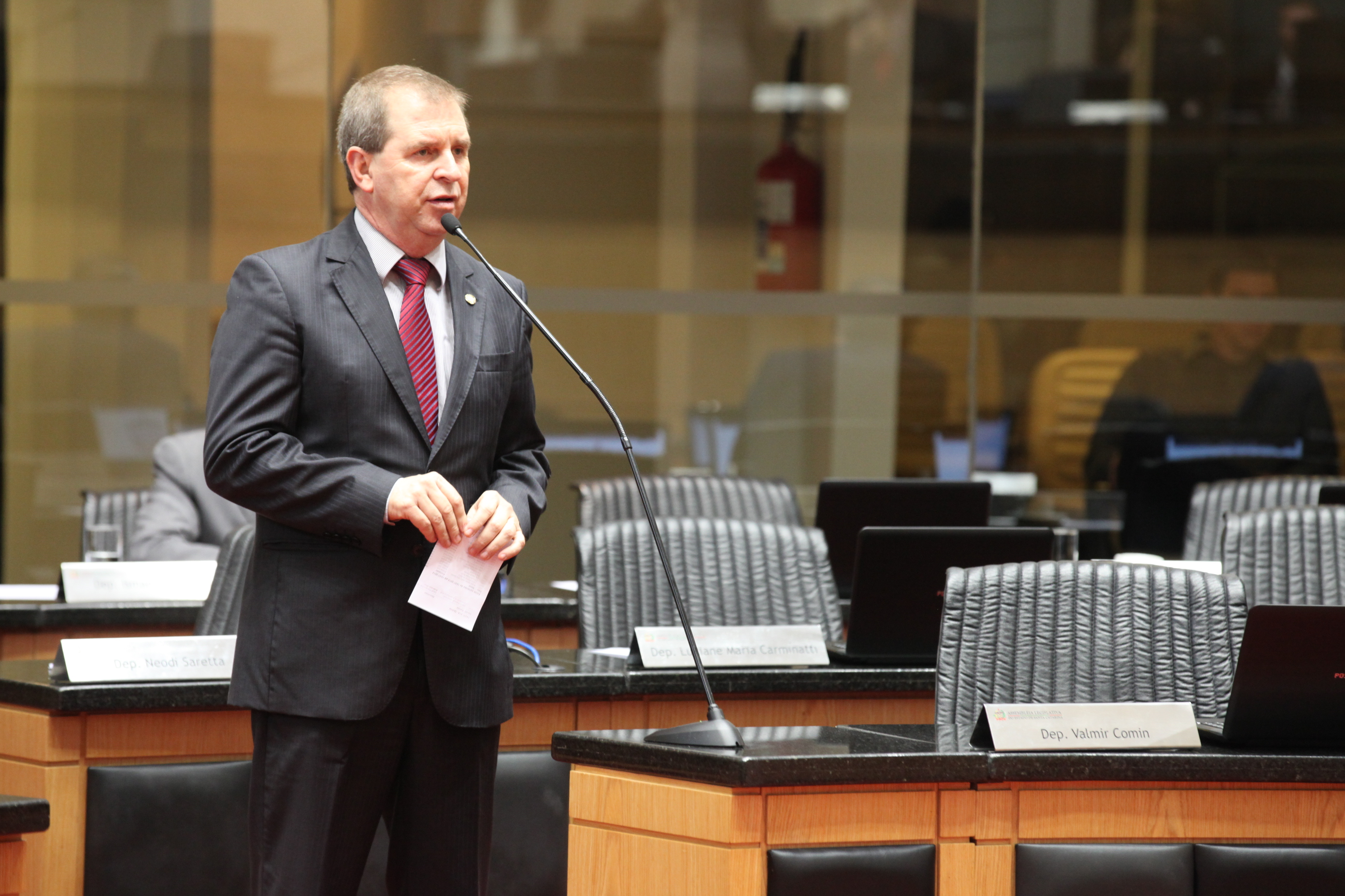 Deputado Maurício Eskudlark (PSD). Sessão Ordinária. Foto: Fábio Queiroz / Agência AL