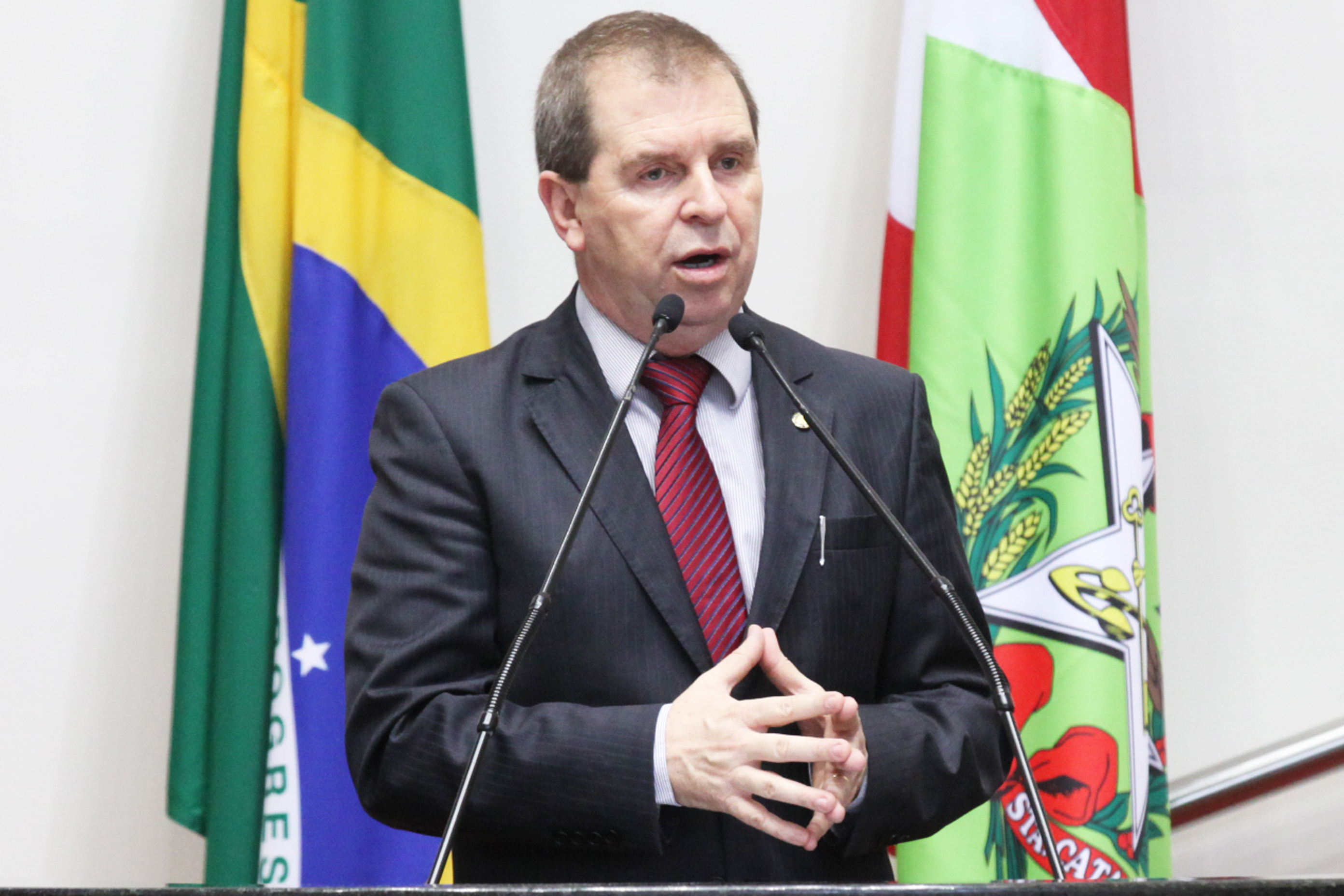 Deputado Maurício Eskudlark (PSD). Sessão Ordinária. Foto: Fábio Queiroz / Agência AL