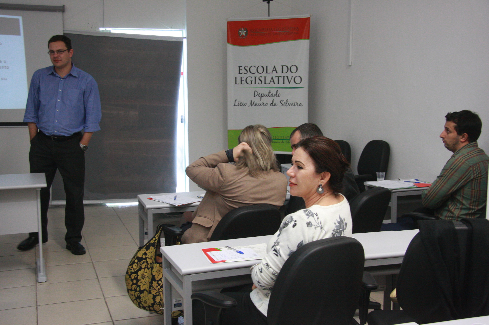 Oficina de Elaboração de Projetos para Captação de Recursos. Leandro Costa Schmitz. Foto: Eduardo Guedes de Oliveira / Agência AL