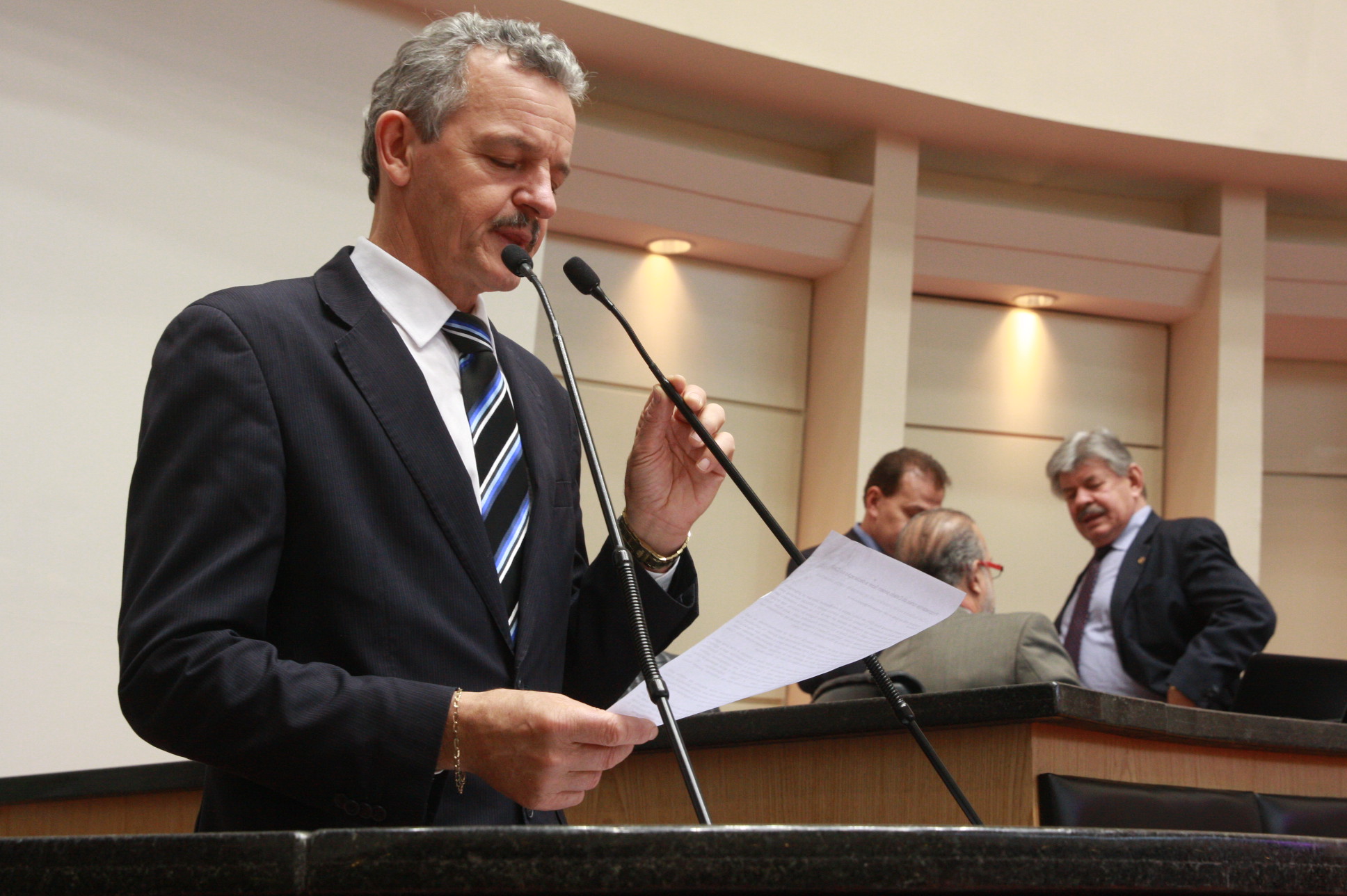 Deputado Dirceu Dresch (PT) - Sessão Ordinária. Plenário Osni Regis. Foto:Eduardo Guedes de Oliveira/Agência AL