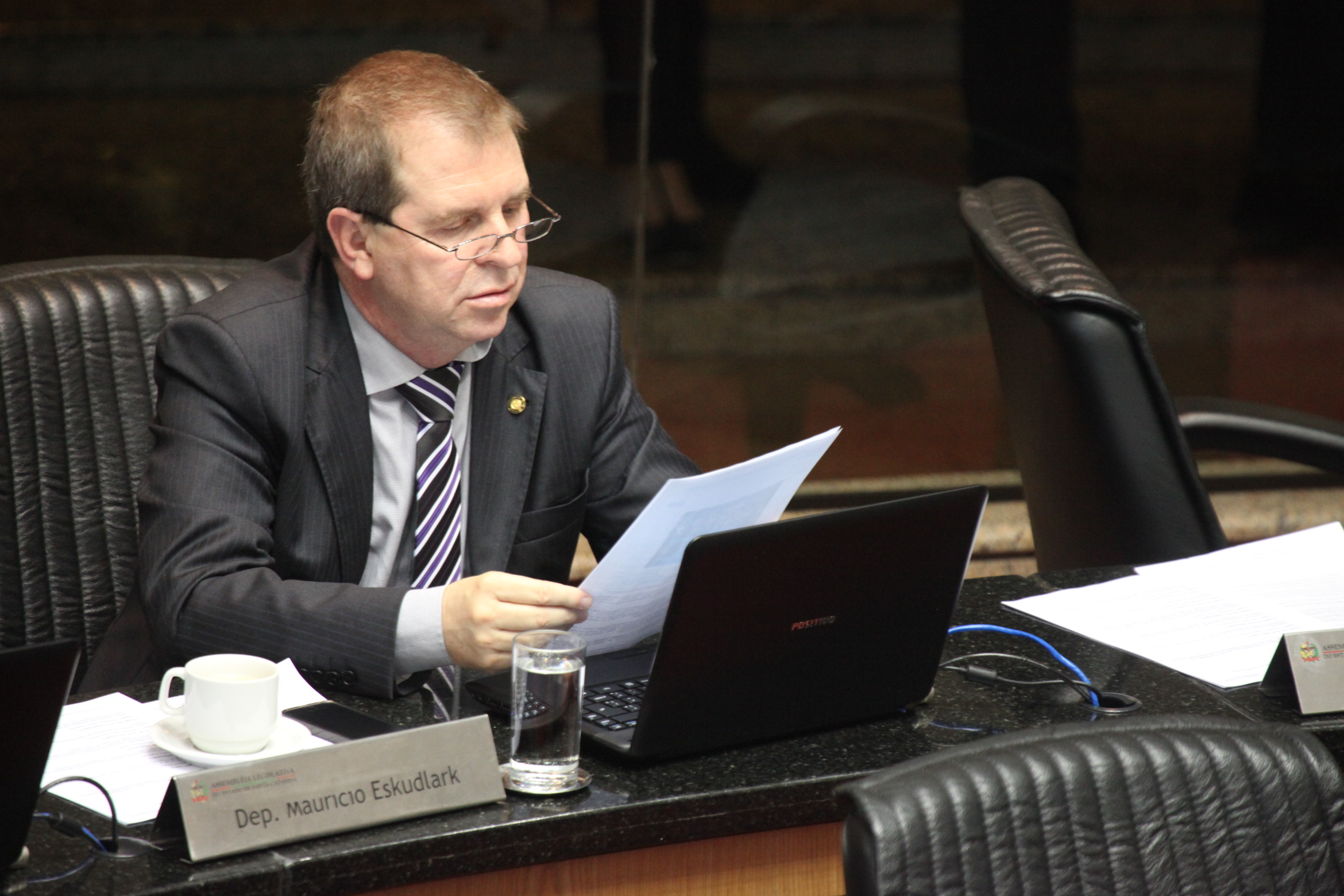 Deputado Mauricio Eskudlark (PSD) - Sessão Ordinária. Fotos: Fabio Souza Queiroz/ Agência AL