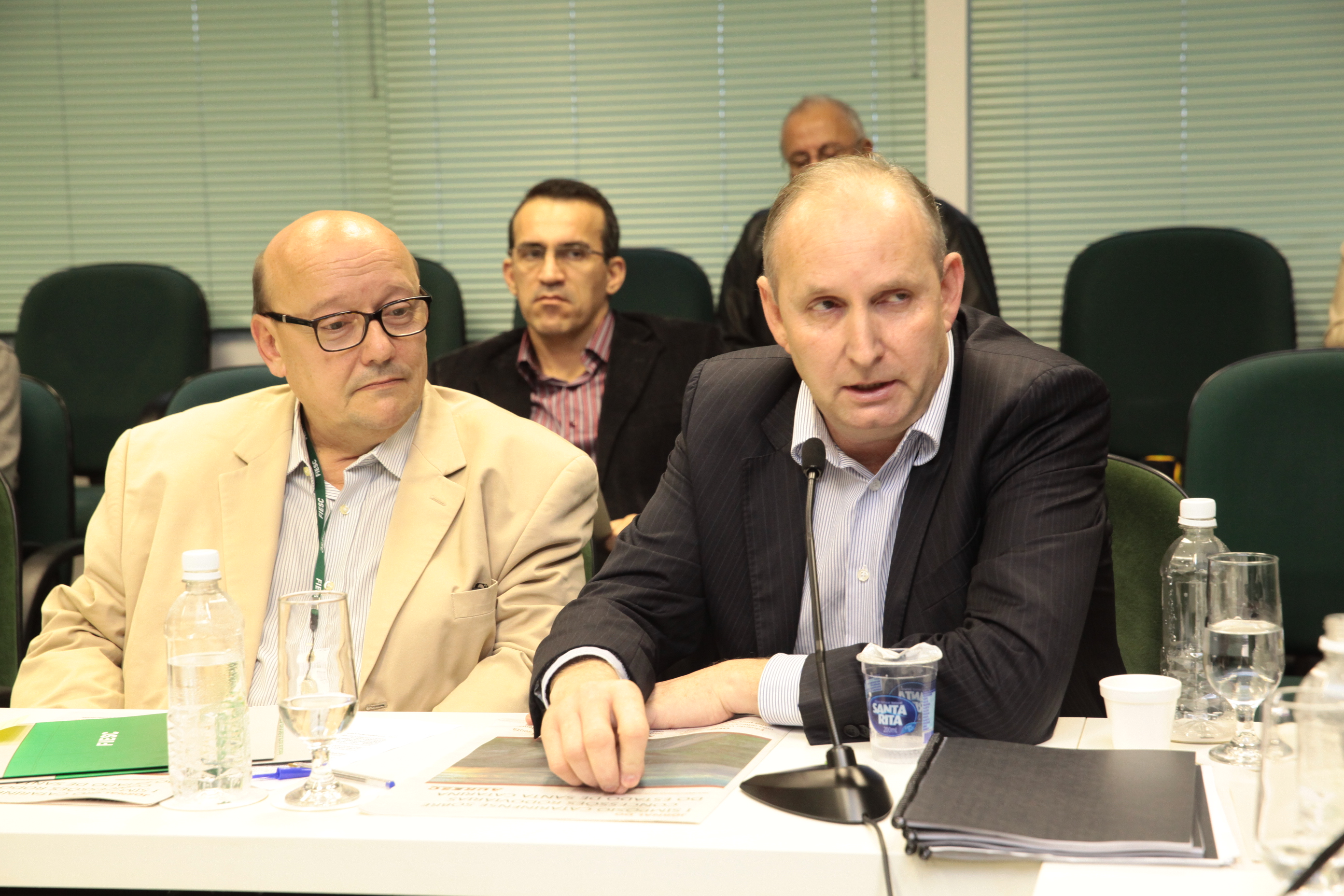 Reunião da Câmara para Assuntos de Transporte e Logística da FIESC. Fotos: Miriam Zomer/Agência AL
