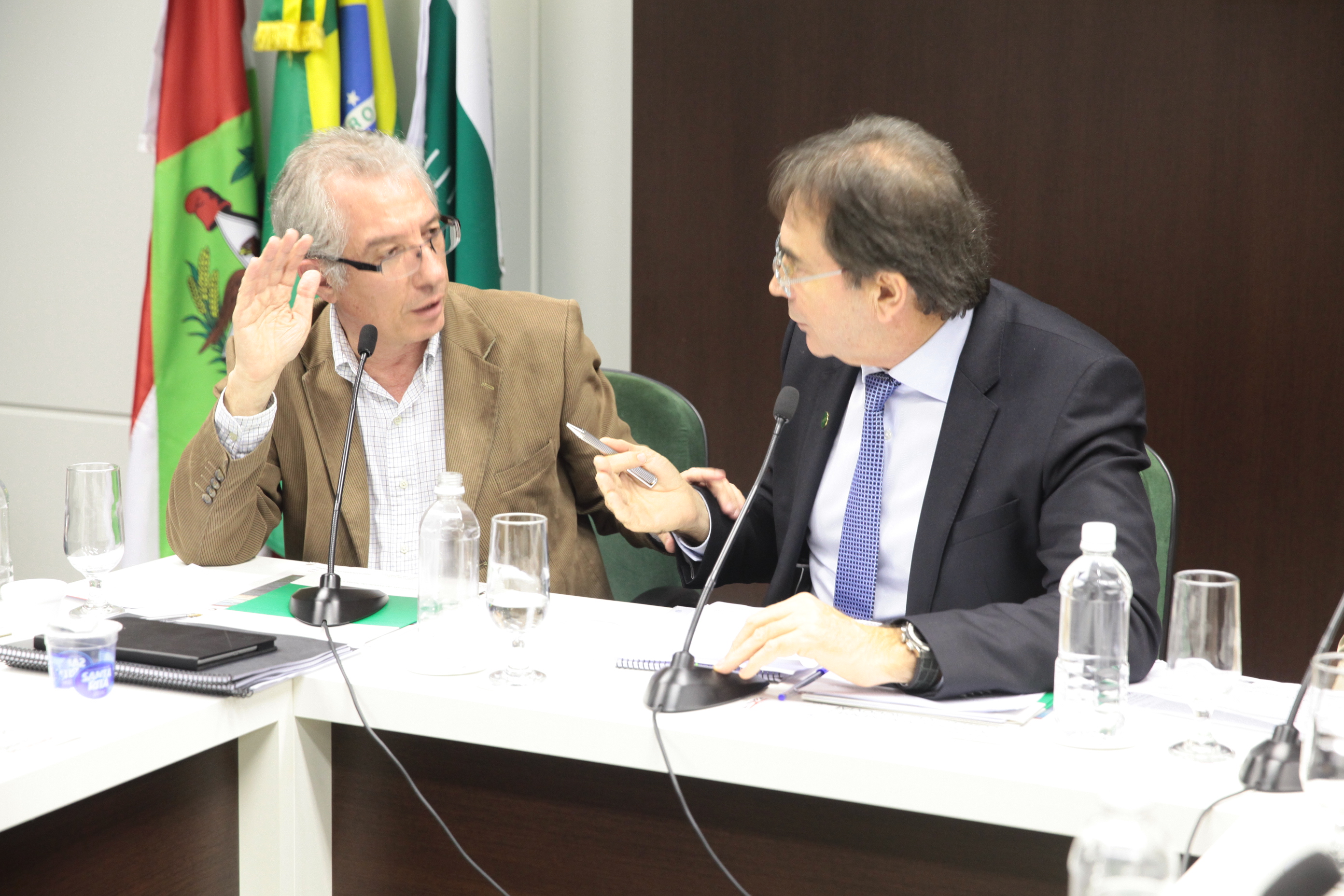 Reunião da Câmara para Assuntos de Transporte e Logística da FIESC. Fotos: Miriam Zomer/Agência AL