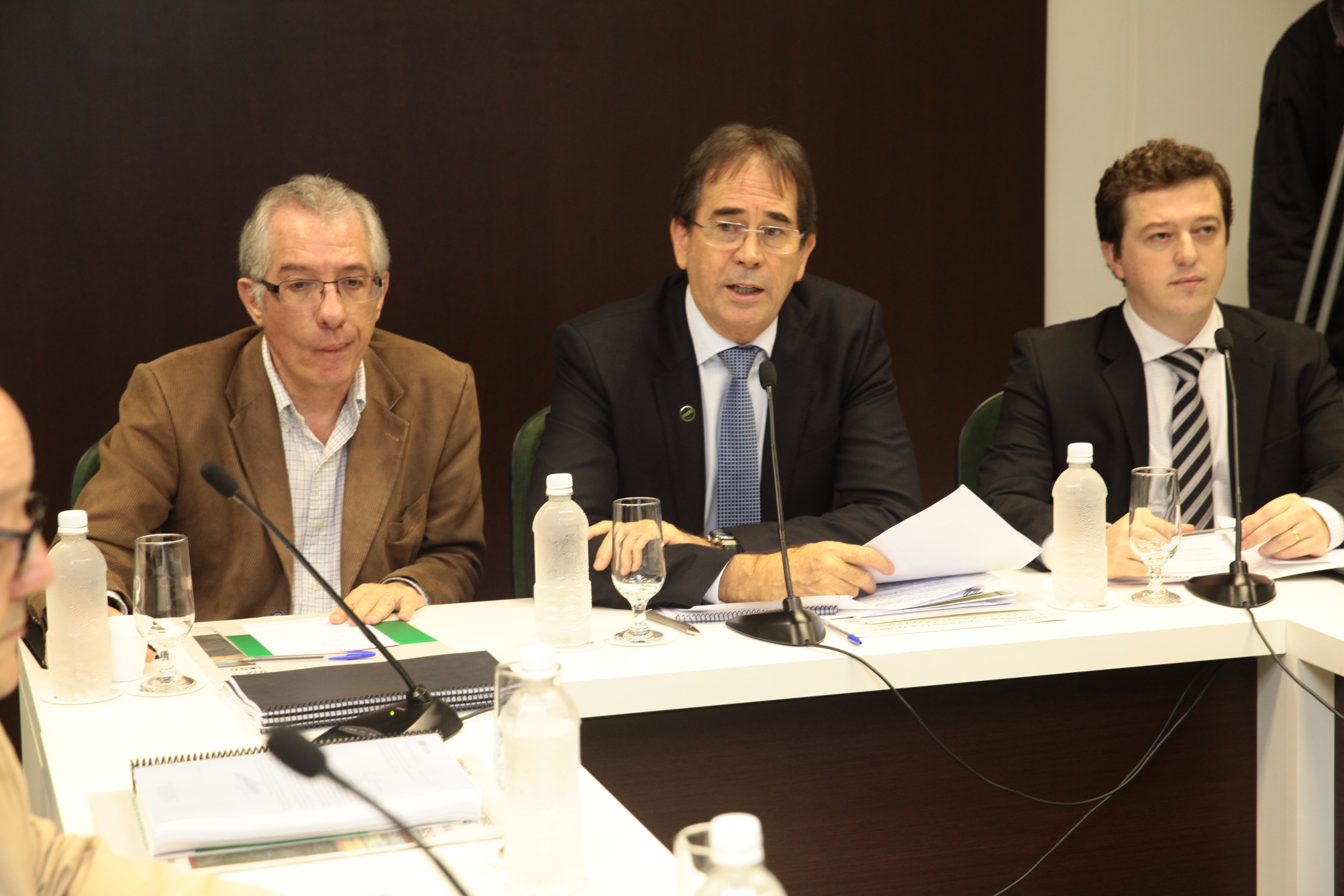 Reunião da Câmara para Assuntos de Transporte e Logística da FIESC. Fotos: Miriam Zomer/Agência AL