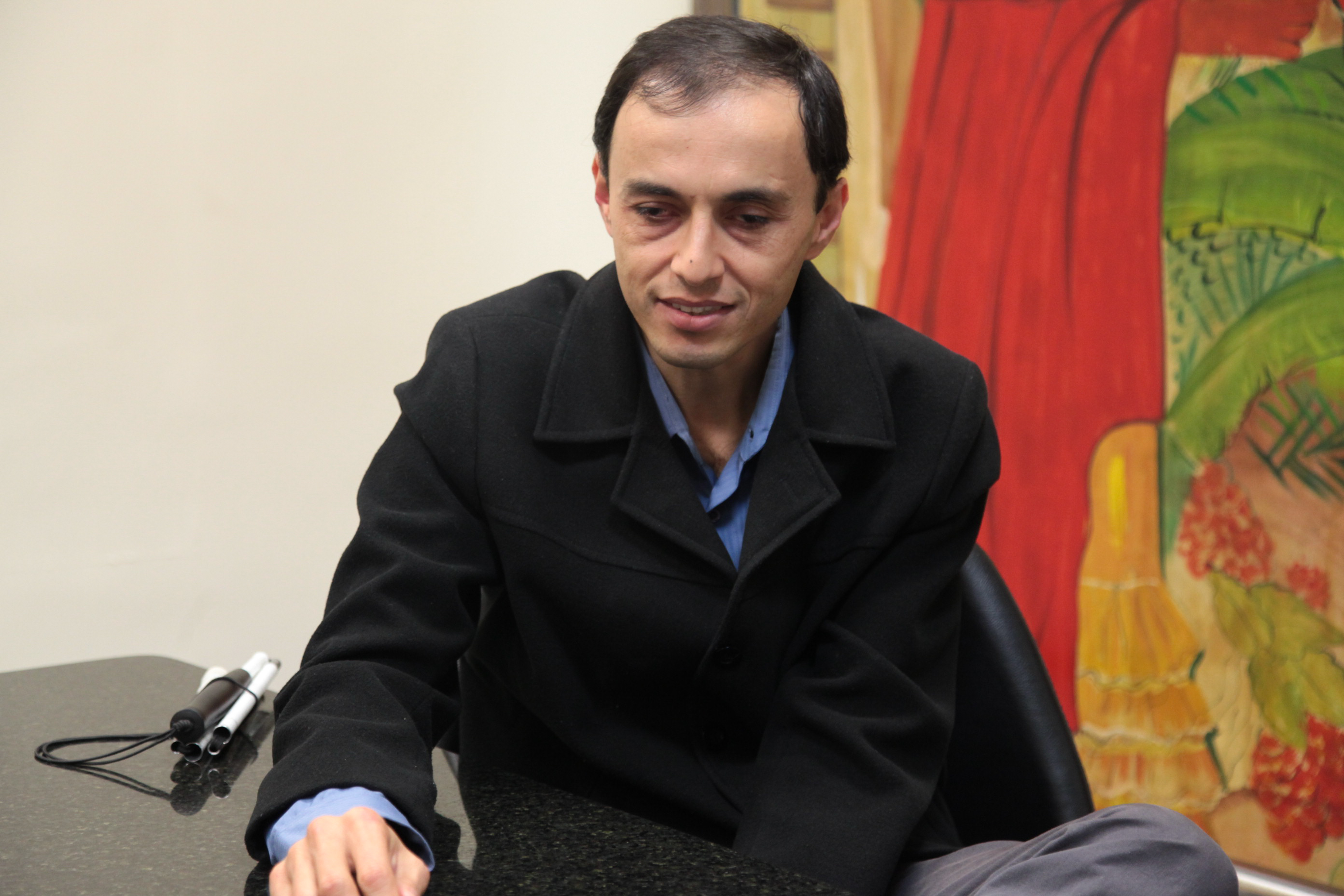 Jairo da Silva - funcionário da Comissão de Direitos da Pessoa com Deficiência - Foto: Juliana Stadnik / Agência AL