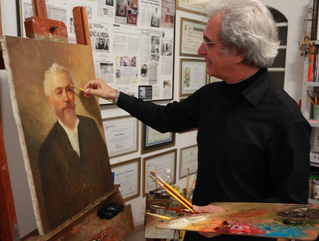 Artista Plástico Zélio Andrezzo    Foto Carlos Kilian/Agência AL