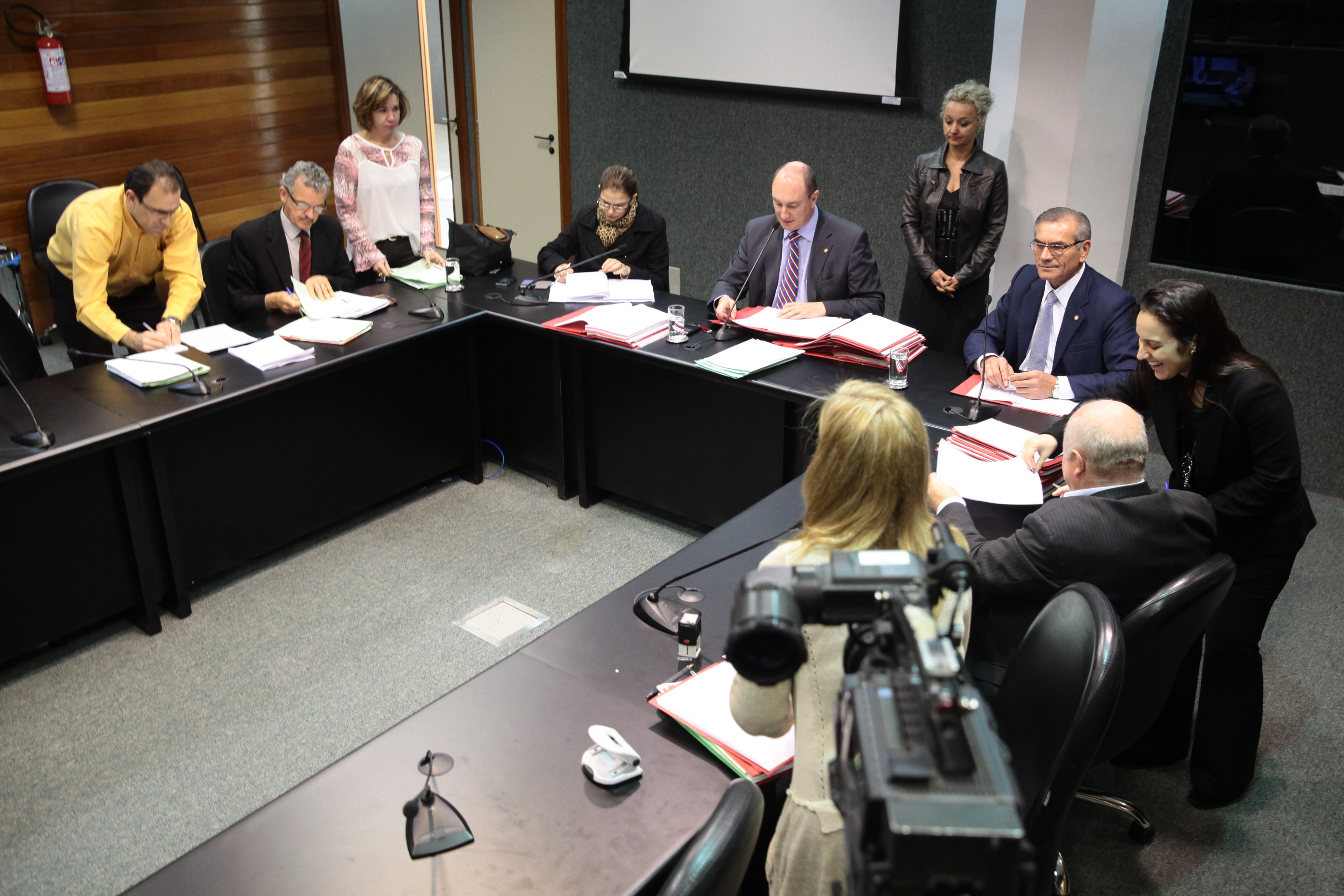Reunião da Comissão de Trabalho, Administração e Serviço Público. Foto: Miriam Zomer/Agência AL