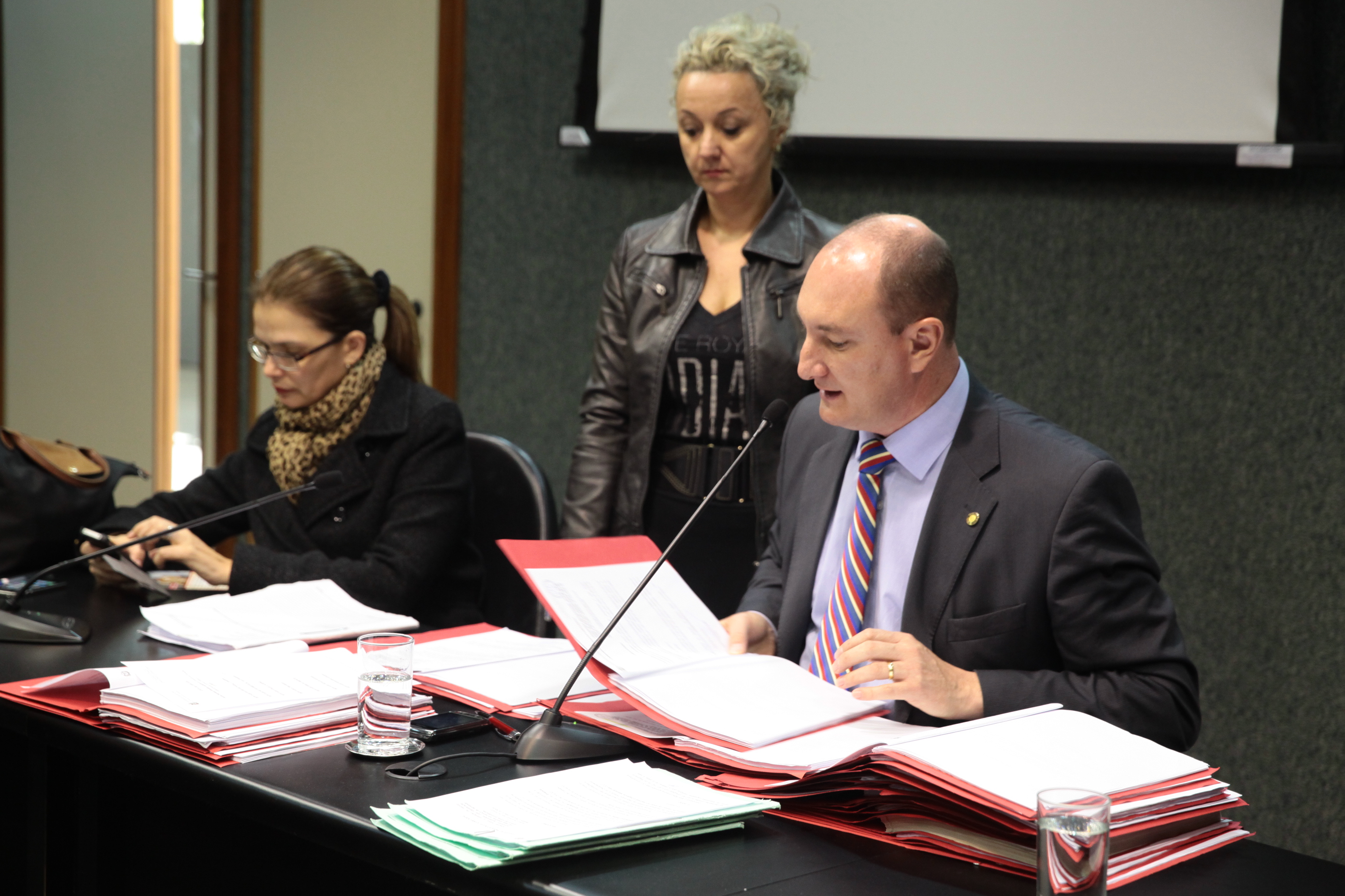 Reunião da Comissão de Trabalho, Administração e Serviço Público. Foto: Miriam Zomer/Agência AL